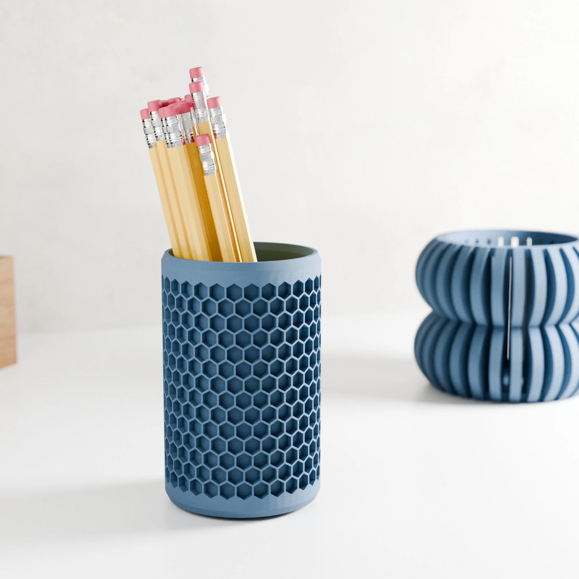 Modern Honeycomb Pencil Holder - Image 4