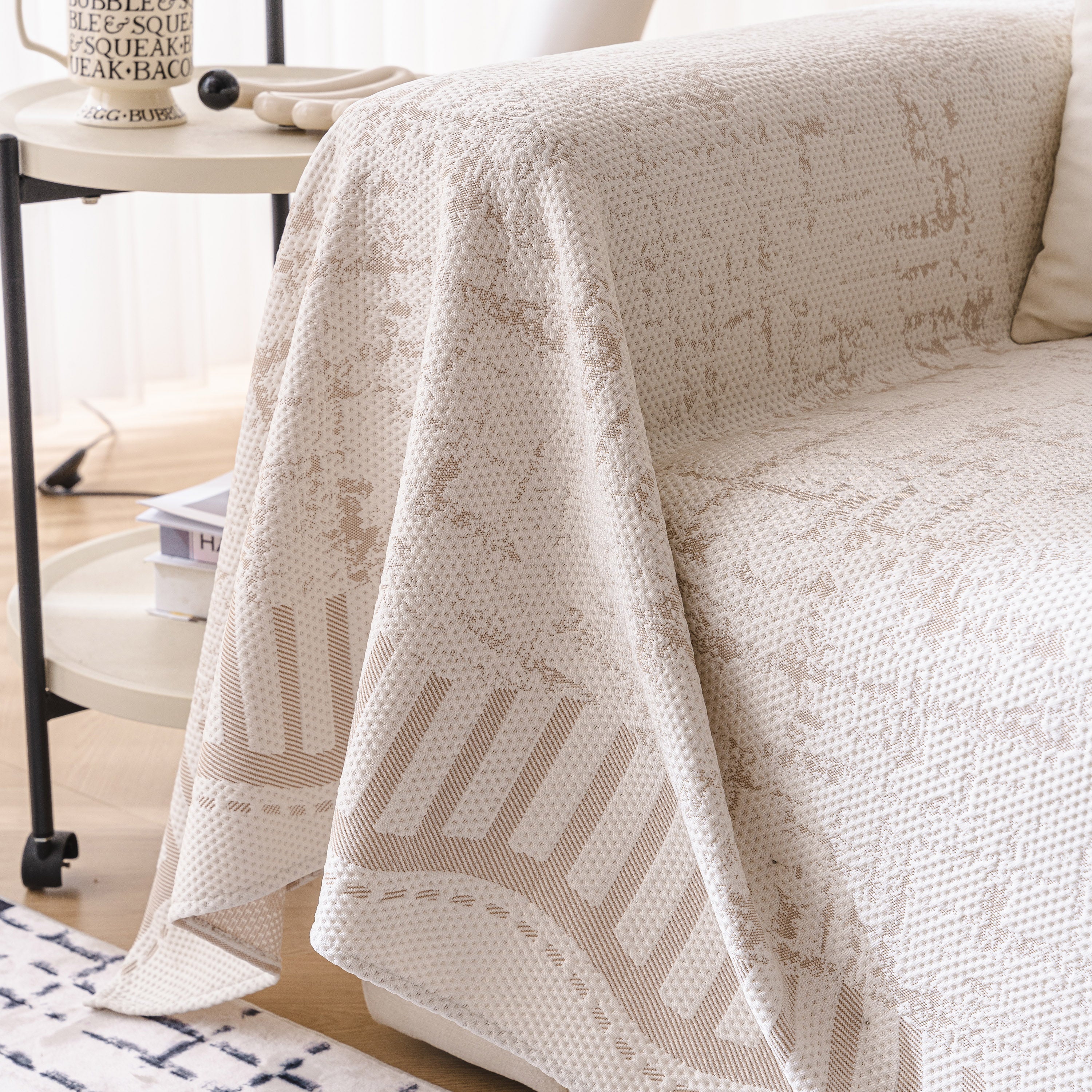 Modern Light Luxury Silky Smooth Couch Throw Protector, Washable Furniture Protector - Image 67