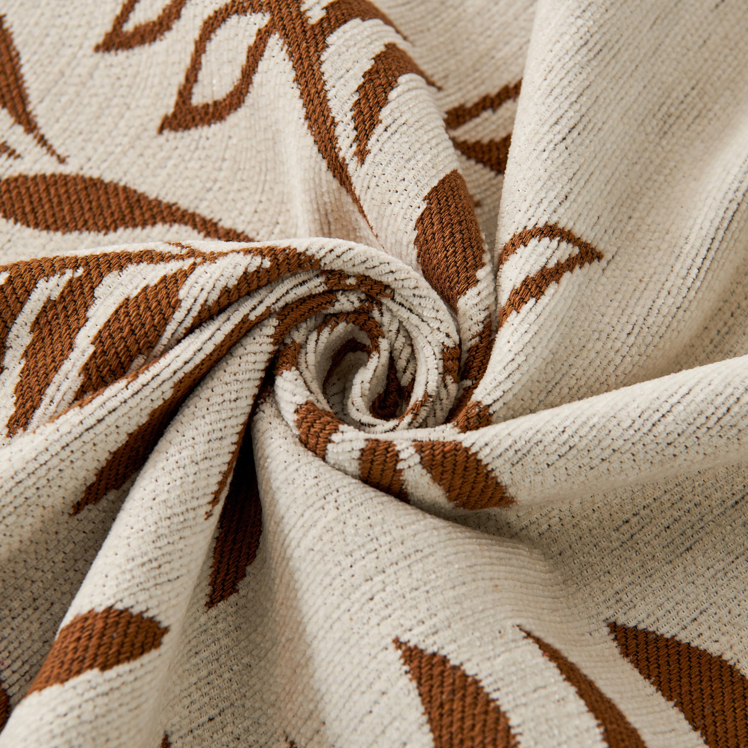 Modern Minimalist Chenille Willow Leaf Pattern Couch Cover Blanket, Luxurious Blankets for The Sofa - Image 126