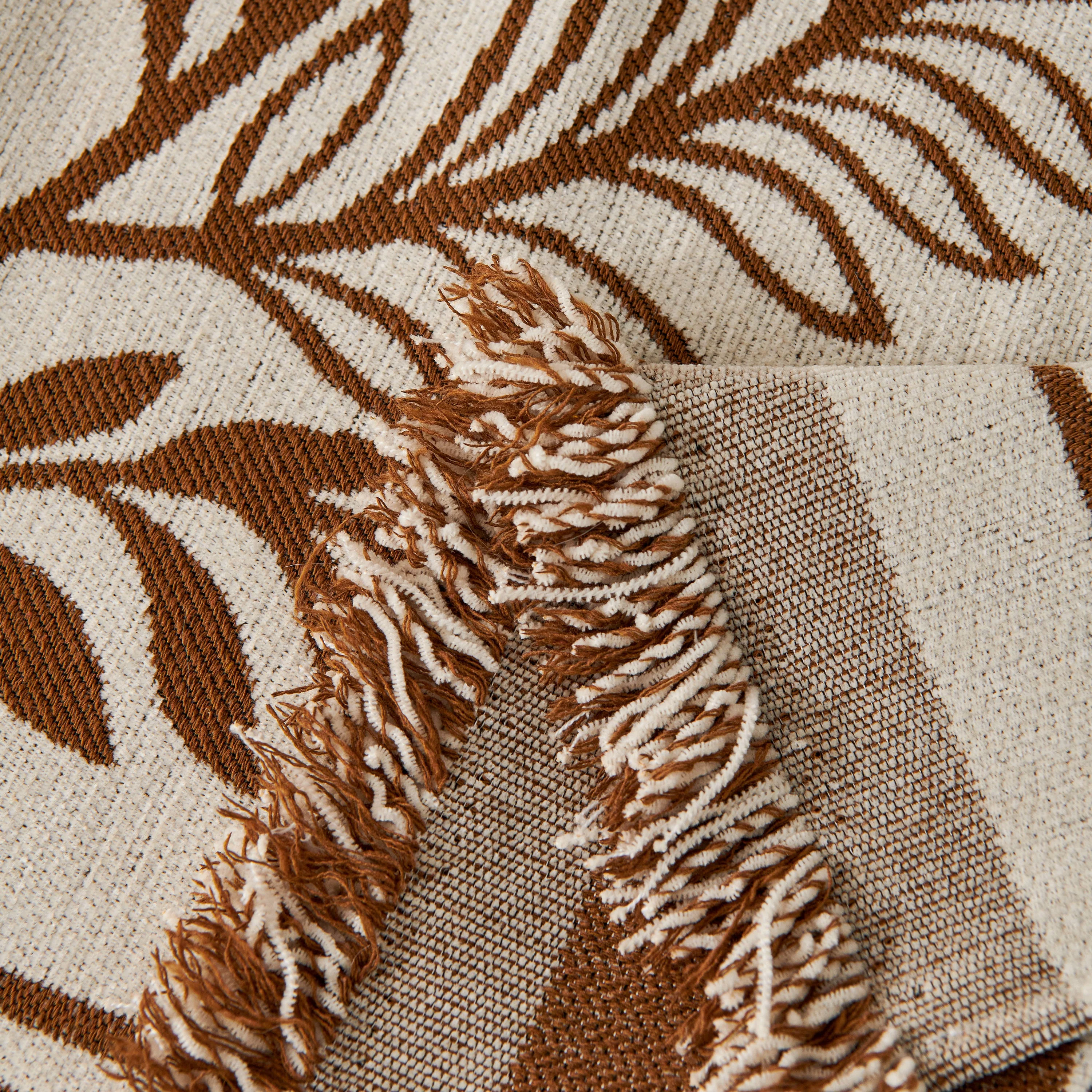 Modern Minimalist Chenille Willow Leaf Pattern Couch Cover Blanket, Luxurious Blankets for The Sofa - Image 128