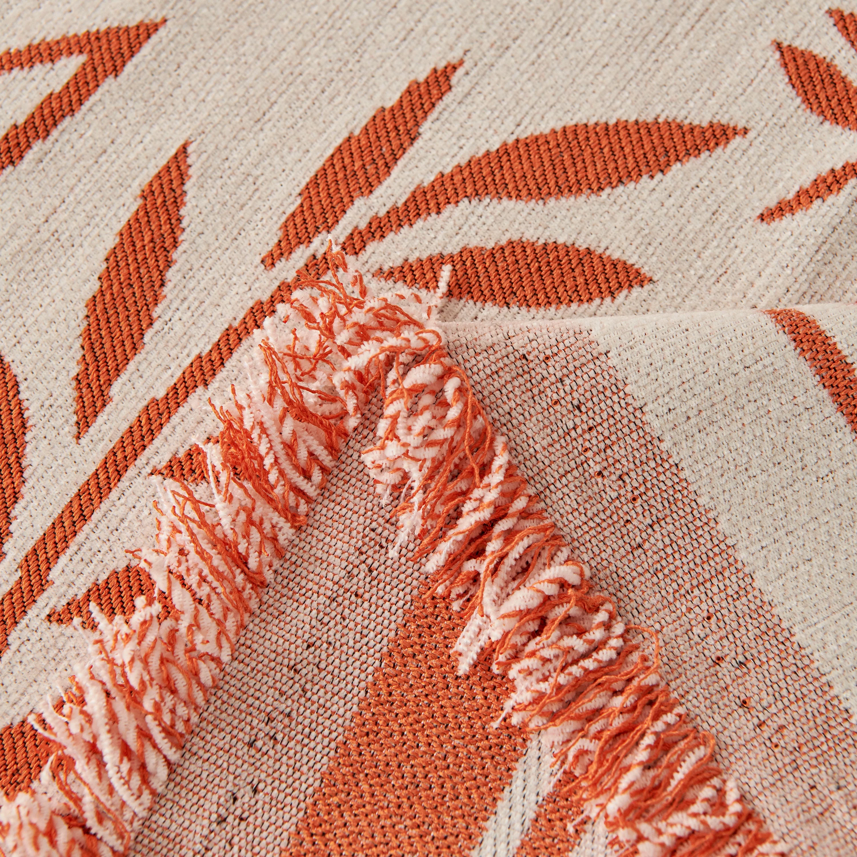 Modern Minimalist Chenille Willow Leaf Pattern Couch Cover Blanket, Luxurious Blankets for The Sofa - Image 160