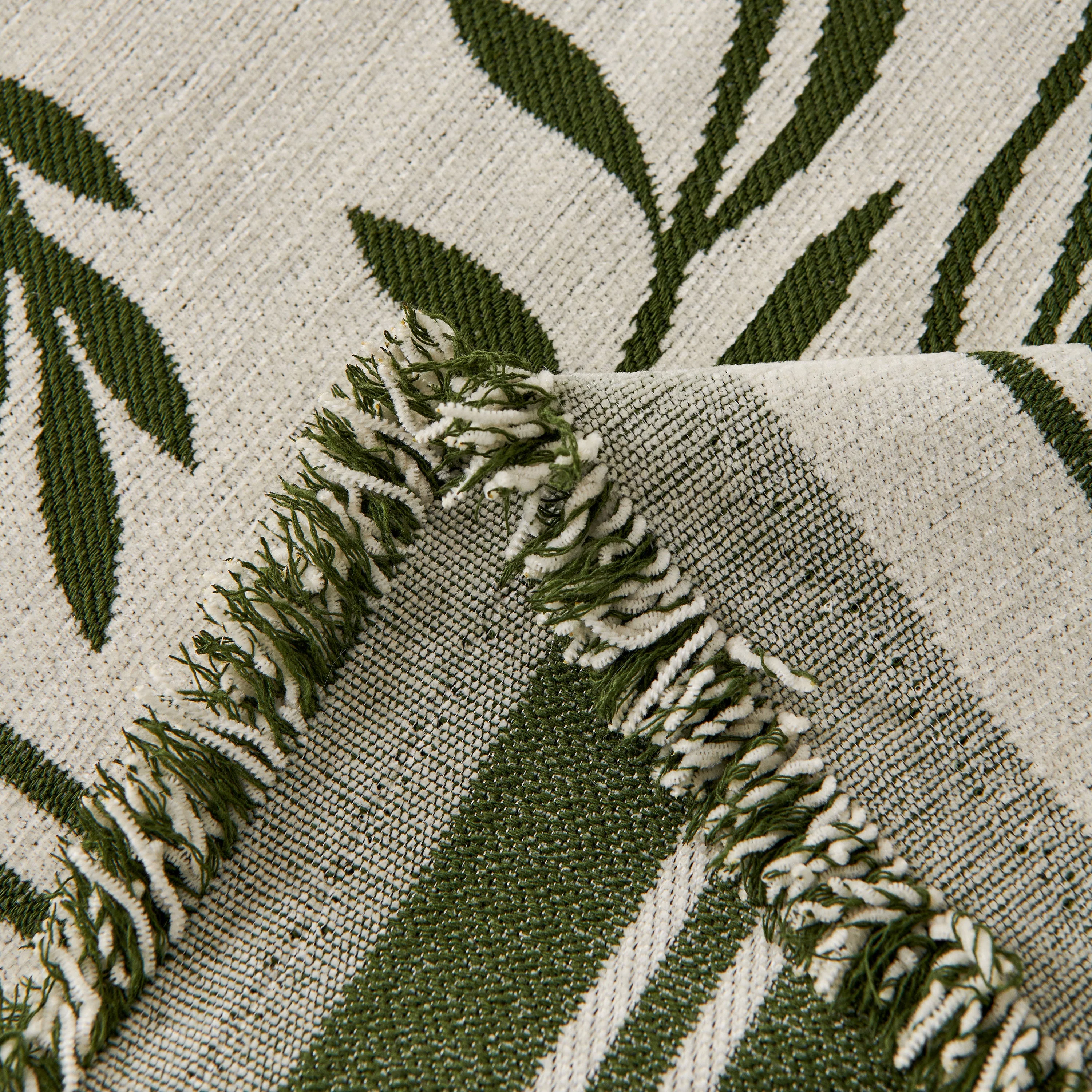 Modern Minimalist Chenille Willow Leaf Pattern Couch Cover Blanket, Luxurious Blankets for The Sofa - Image 66