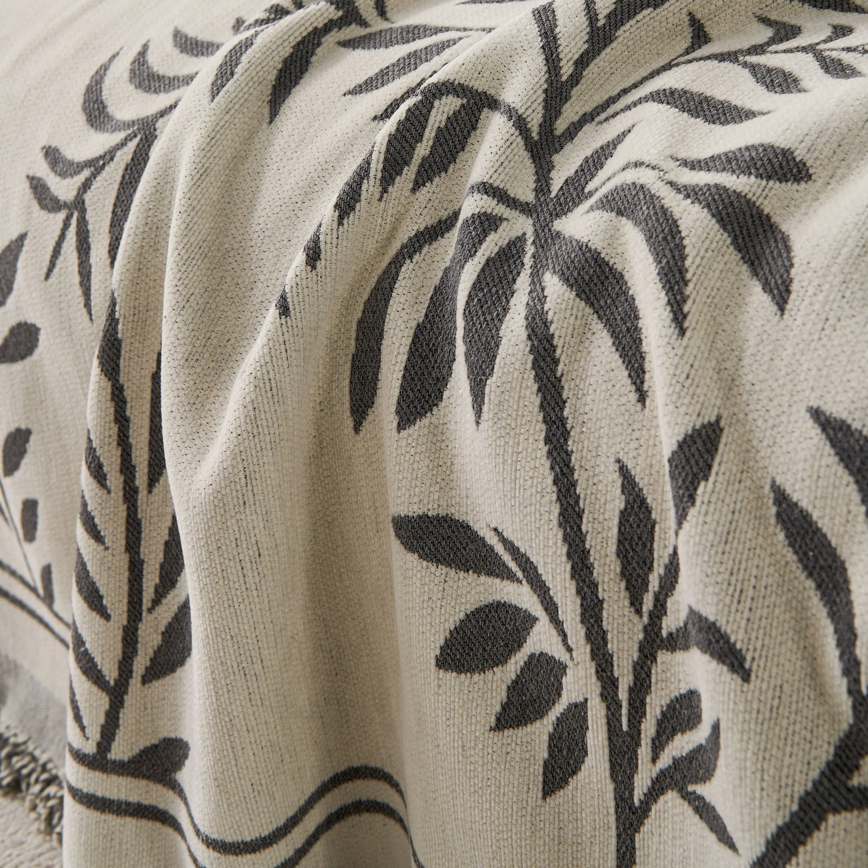 Modern Minimalist Chenille Willow Leaf Pattern Couch Cover Blanket, Luxurious Blankets for The Sofa - Image 88