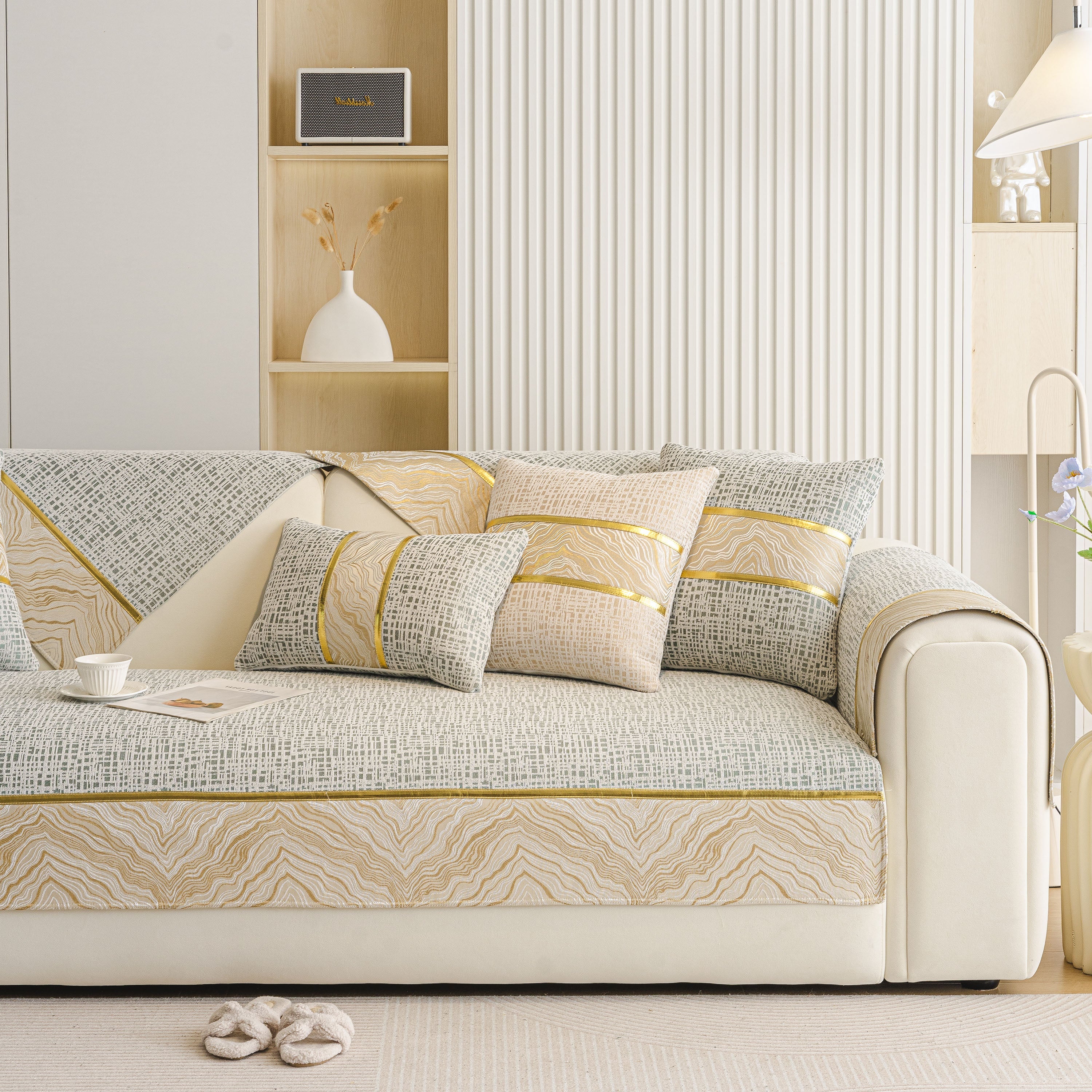 Modern Non-Slip Couch Slipcover, Soft, Durable & Washable Furniture Protector - Image 50