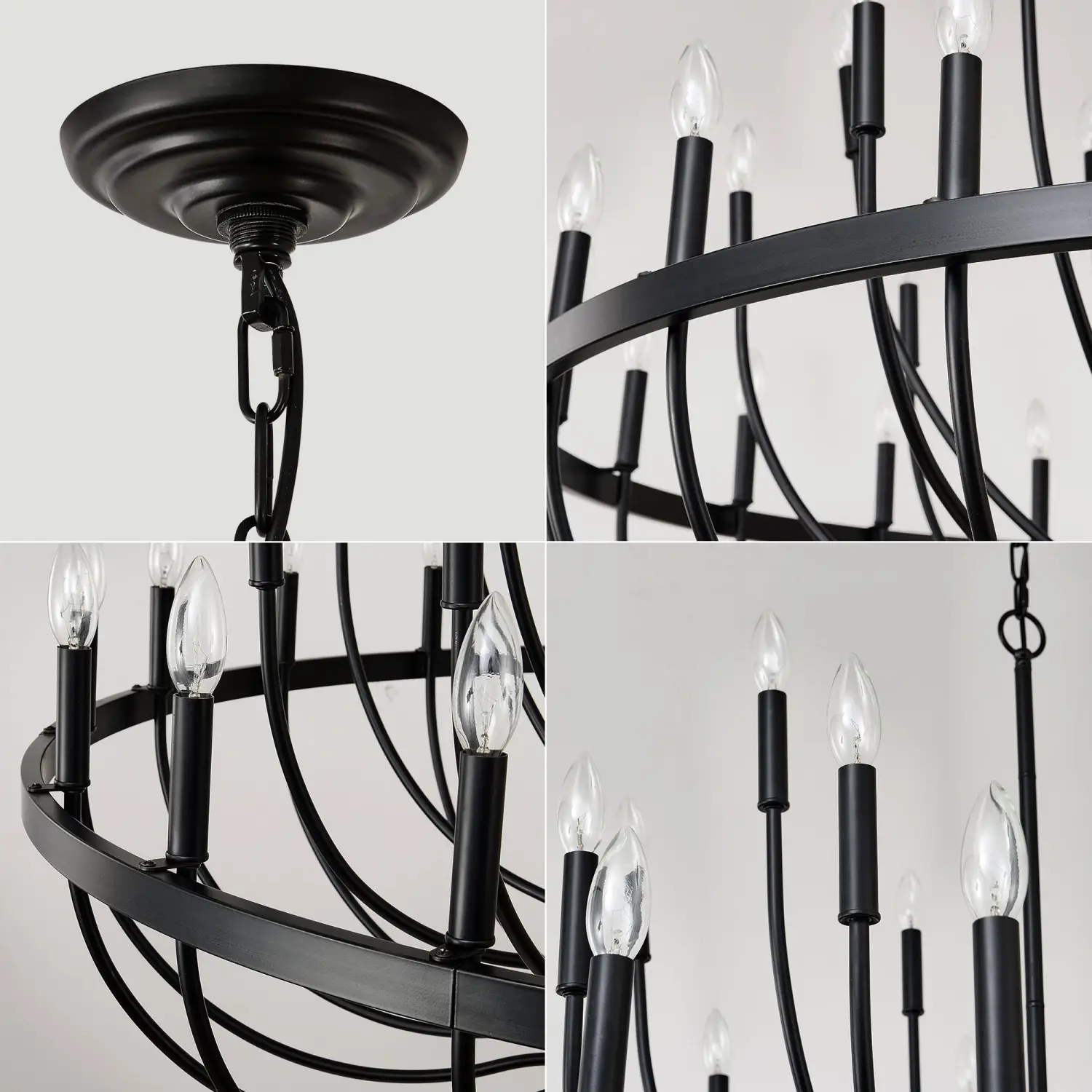 Modern Pendant Light Living Room Chandelier with Adjustable Height - Image 3