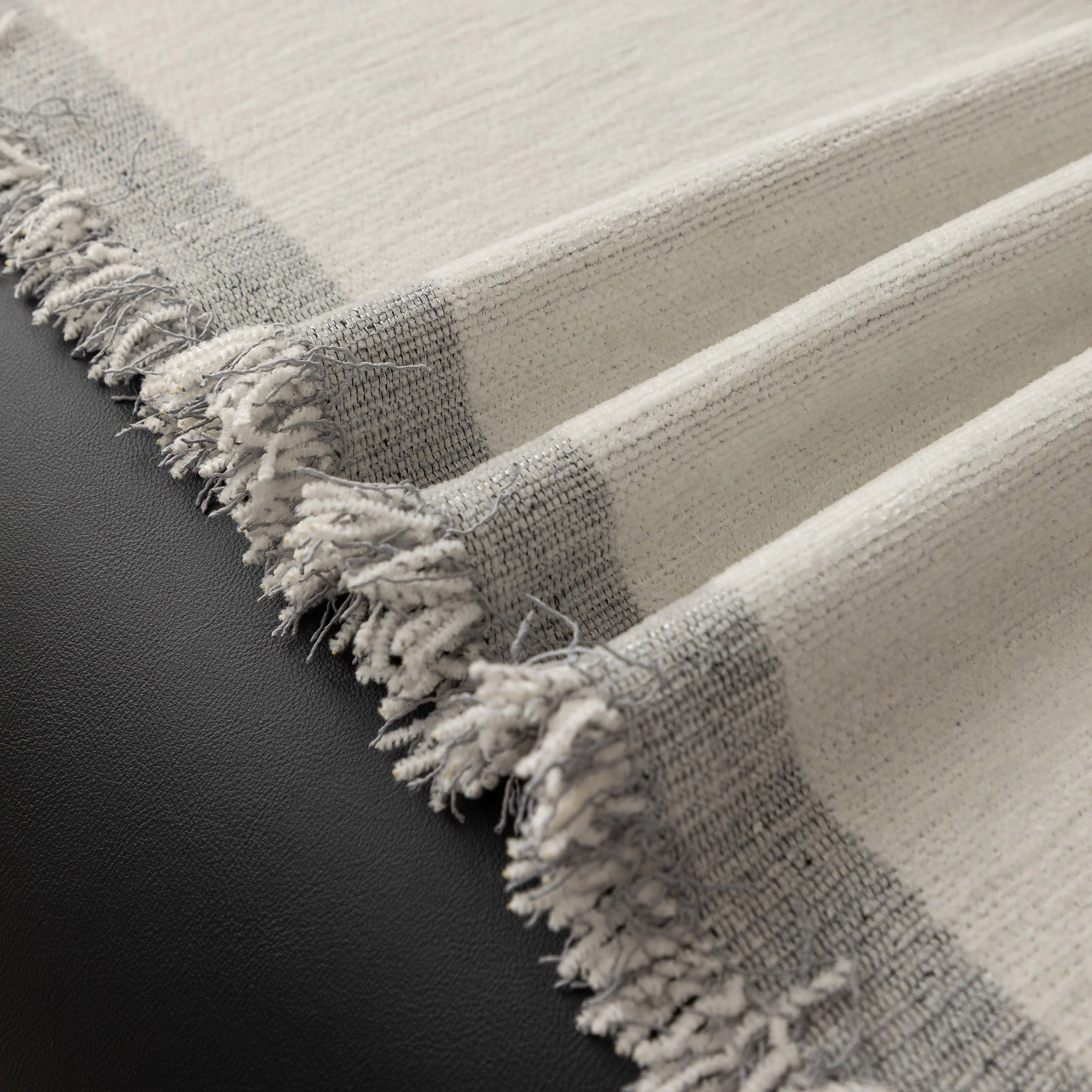 Modern Plaid Heavy Duty Sofa Throw Blanket, Boho Farmhouse Couch Cover with Tassel - Image 37