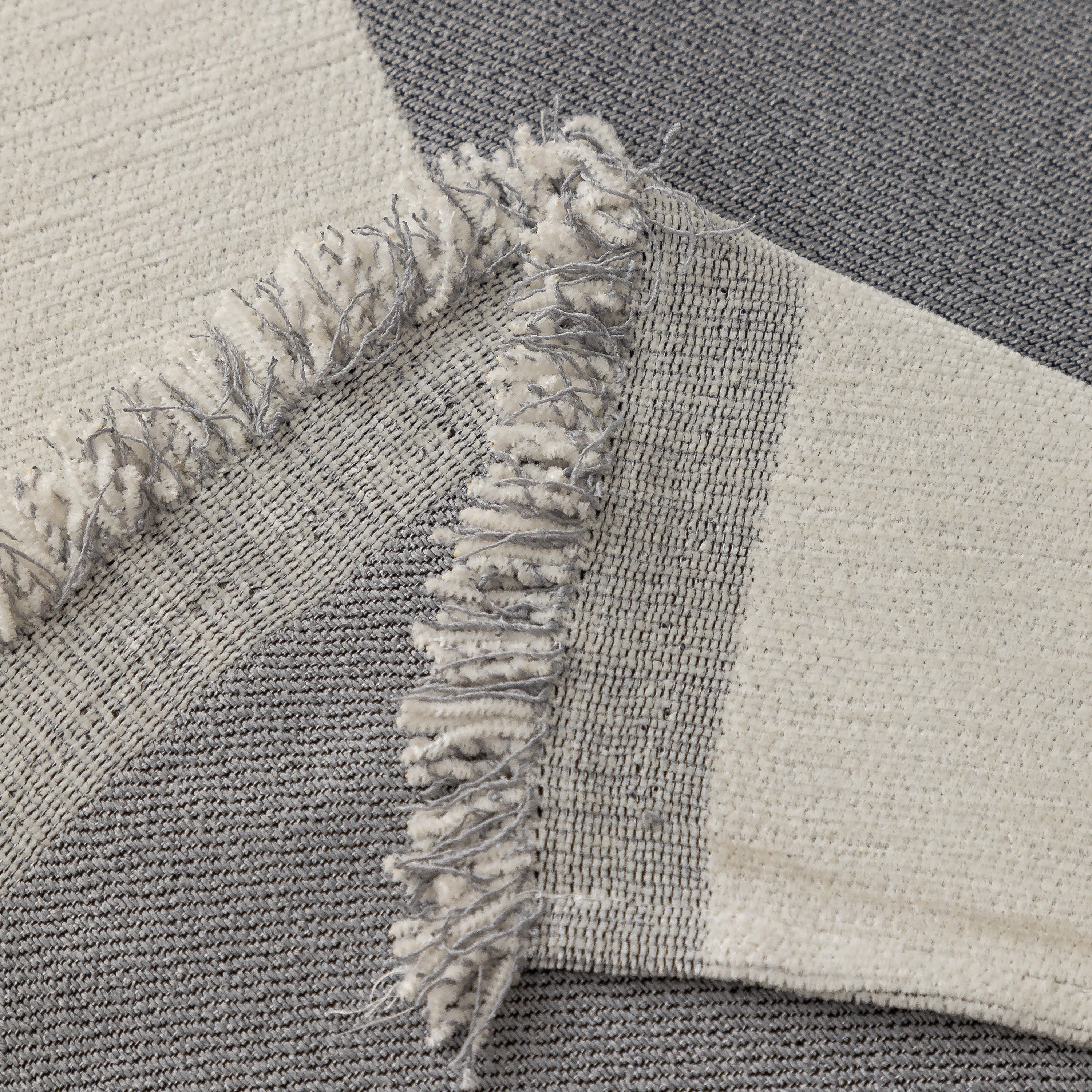 Modern Plaid Heavy Duty Sofa Throw Blanket, Boho Farmhouse Couch Cover with Tassel - Image 38