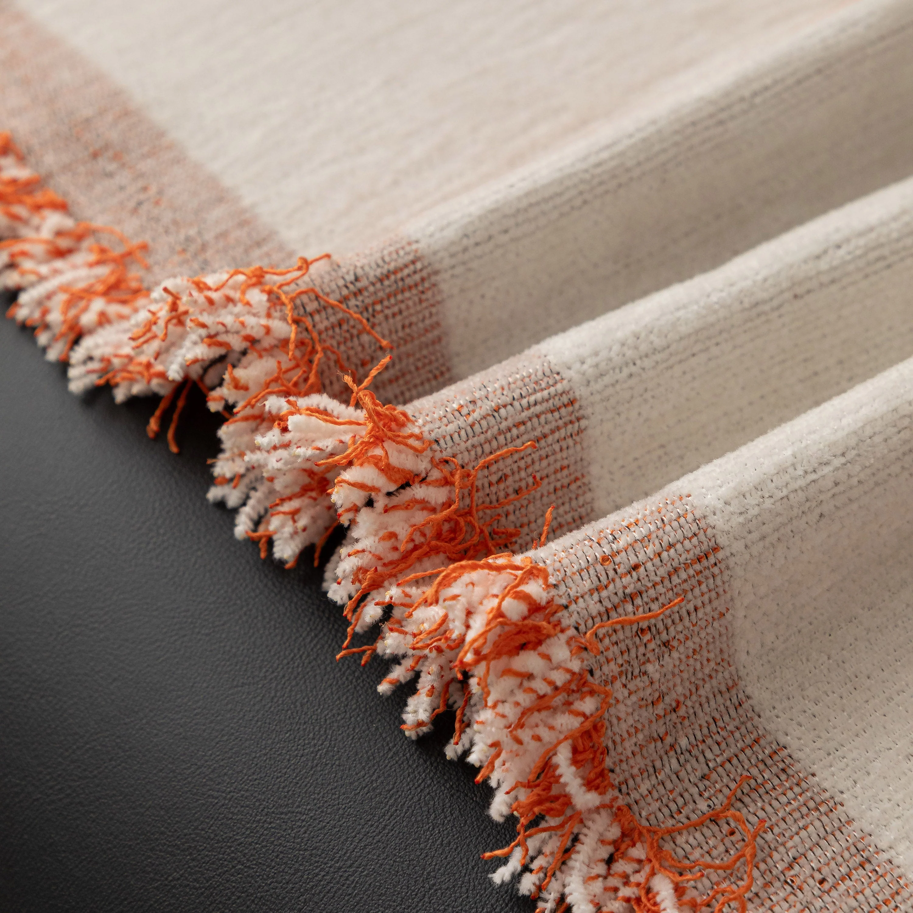 Modern Plaid Heavy Duty Sofa Throw Blanket, Boho Farmhouse Couch Cover with Tassel - Image 74