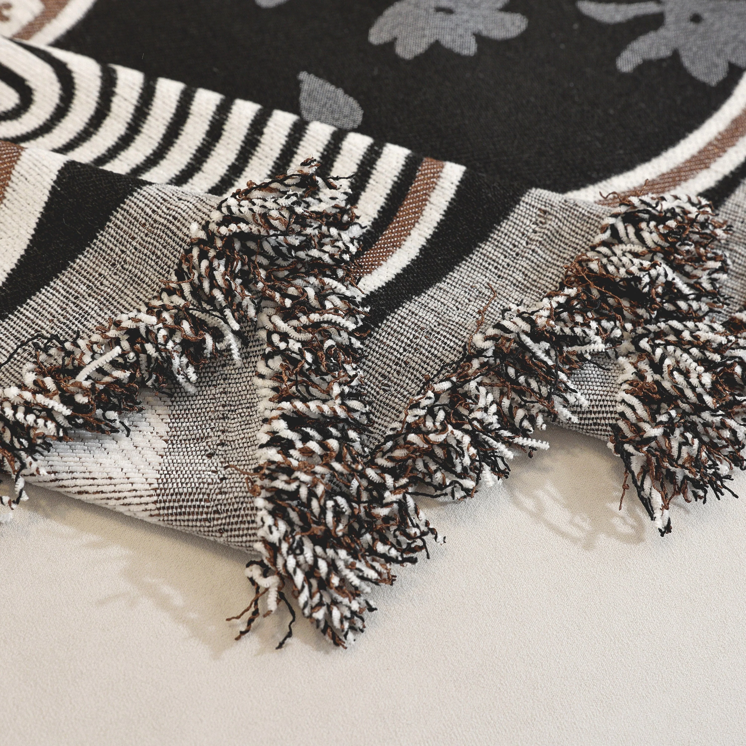 Modern Retro Sofa Throw - Decorative, Washable Chenille Blanket & Couch Protector - Image 16