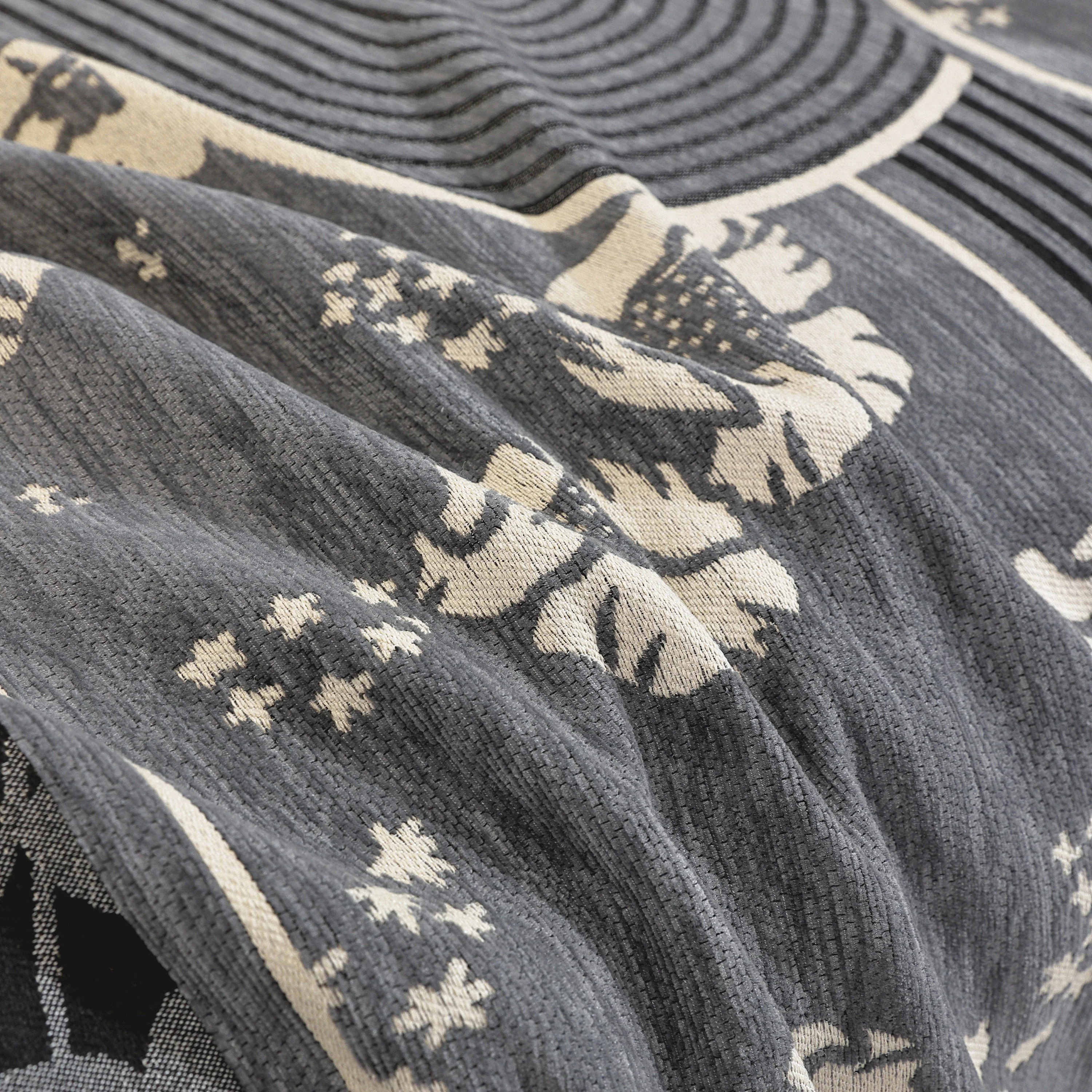 Modern Retro Sofa Throw - Decorative, Washable Chenille Blanket & Couch Protector - Image 60