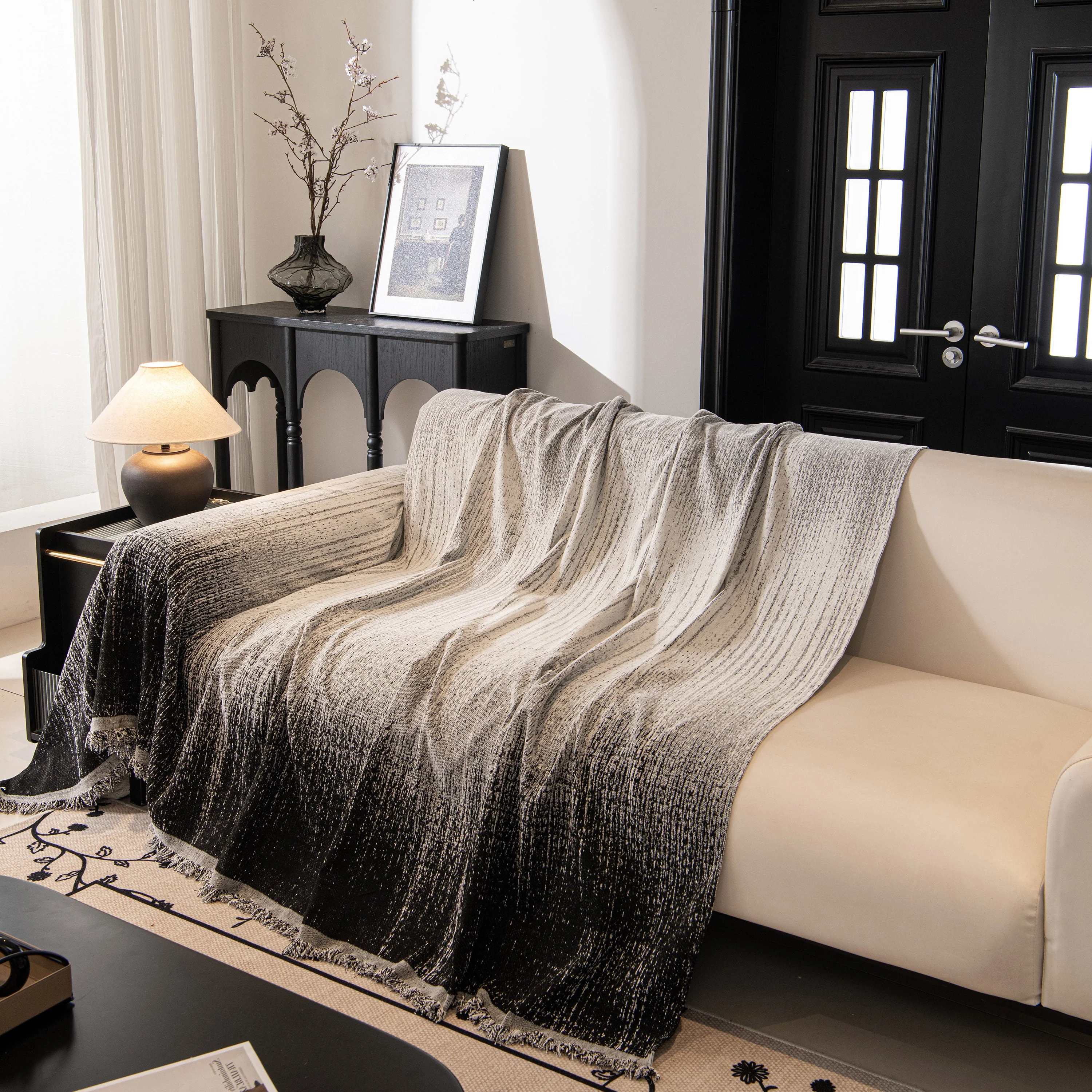 Modern Textured Sofa Cover Blanket, Tightly Woven Pet Sofa Throw for Sectional Couches - Image 23