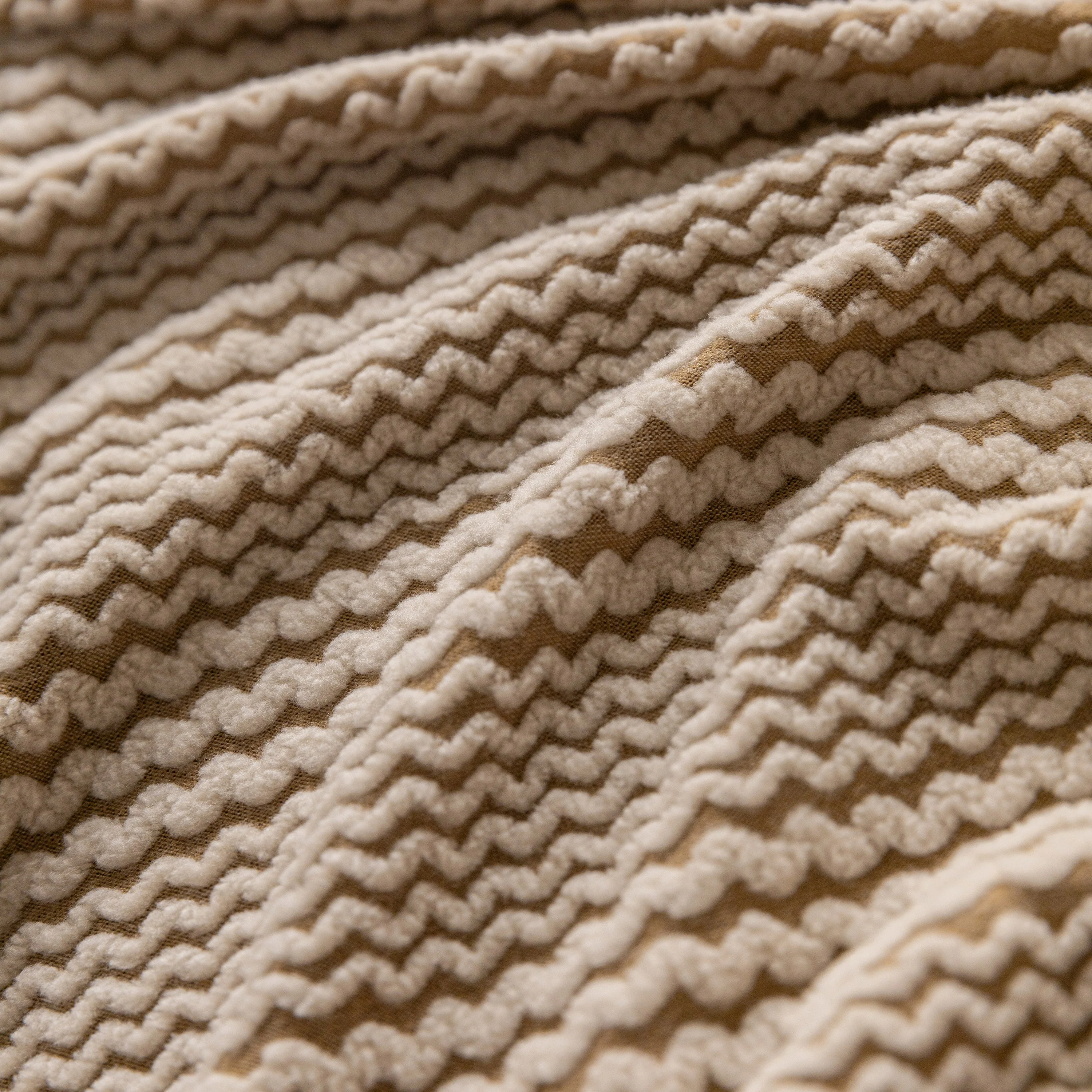Modern Textured Stretch Sofa Cover, Plush Fleece Sofa Slipcover with 3D Stripe Texture - Image 10