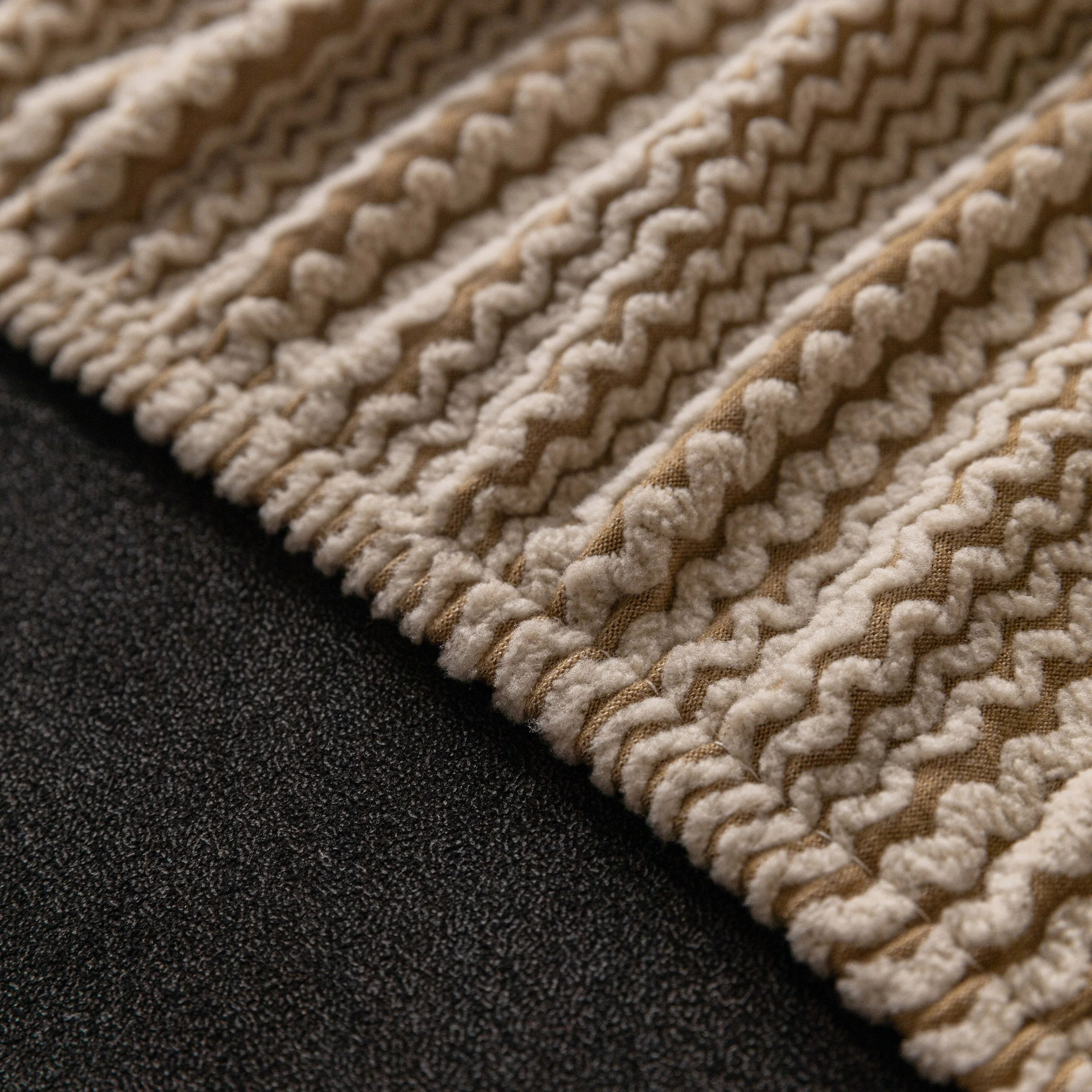 Modern Textured Stretch Sofa Cover, Plush Fleece Sofa Slipcover with 3D Stripe Texture - Image 13