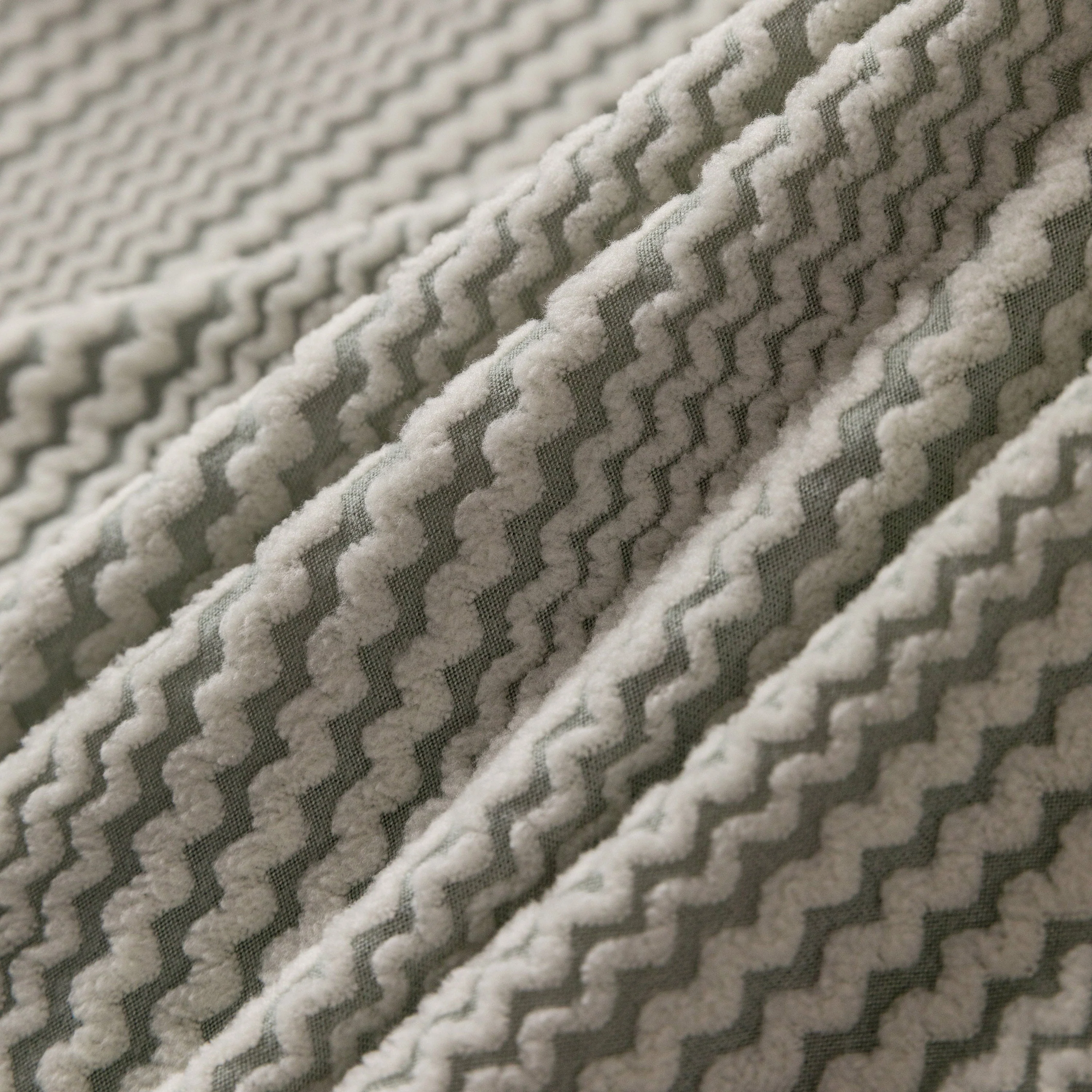 Modern Textured Stretch Sofa Cover, Plush Fleece Sofa Slipcover with 3D Stripe Texture - Image 37