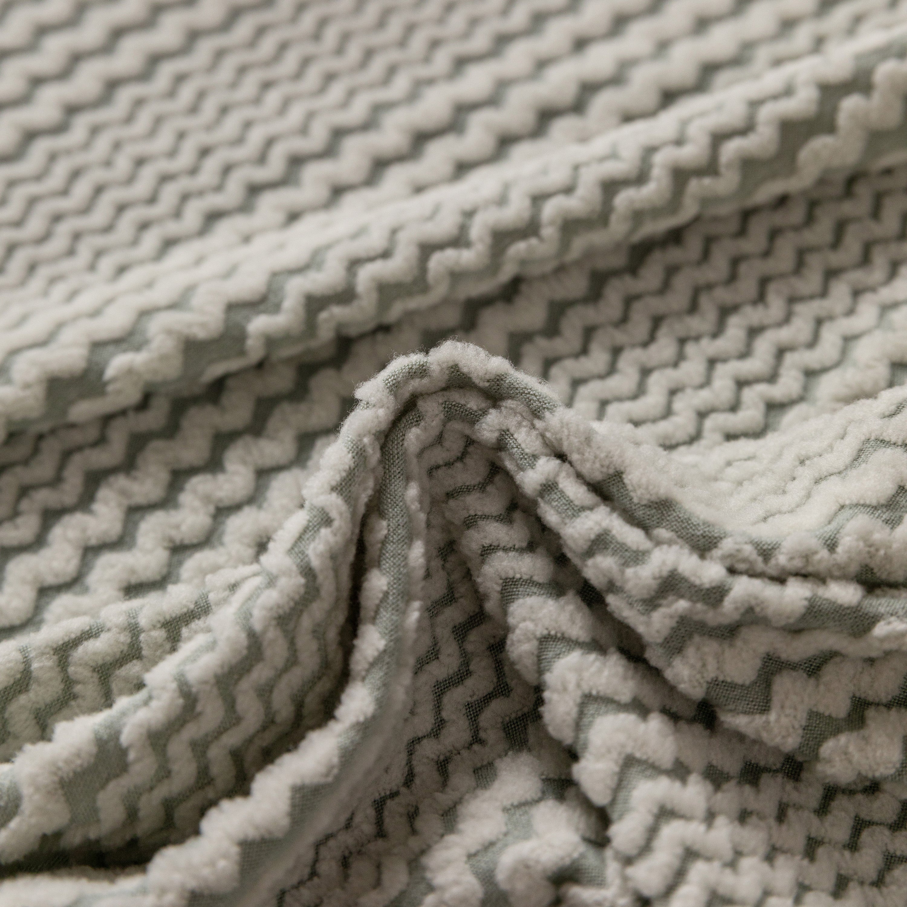 Modern Textured Stretch Sofa Cover, Plush Fleece Sofa Slipcover with 3D Stripe Texture - Image 38