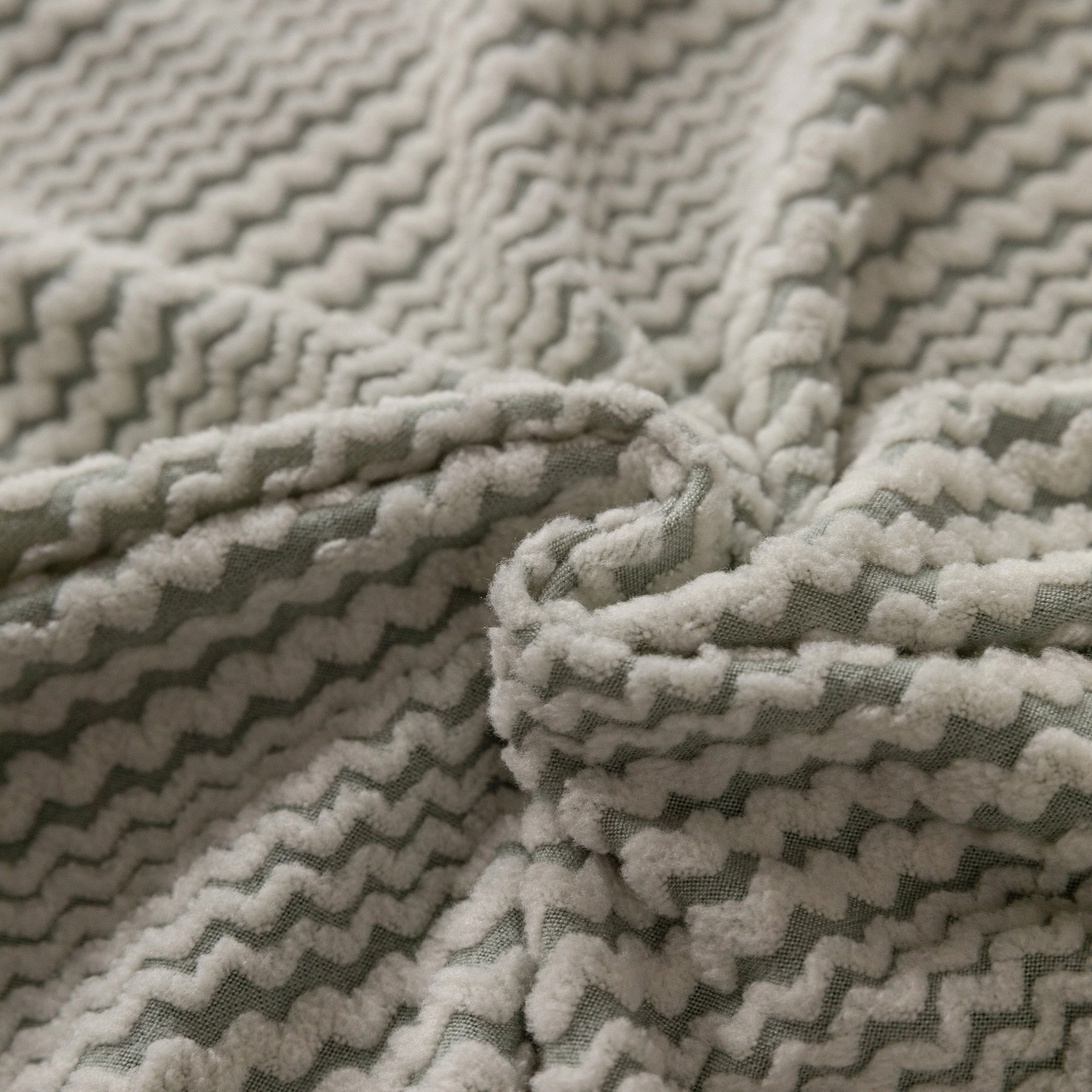 Modern Textured Stretch Sofa Cover, Plush Fleece Sofa Slipcover with 3D Stripe Texture - Image 39