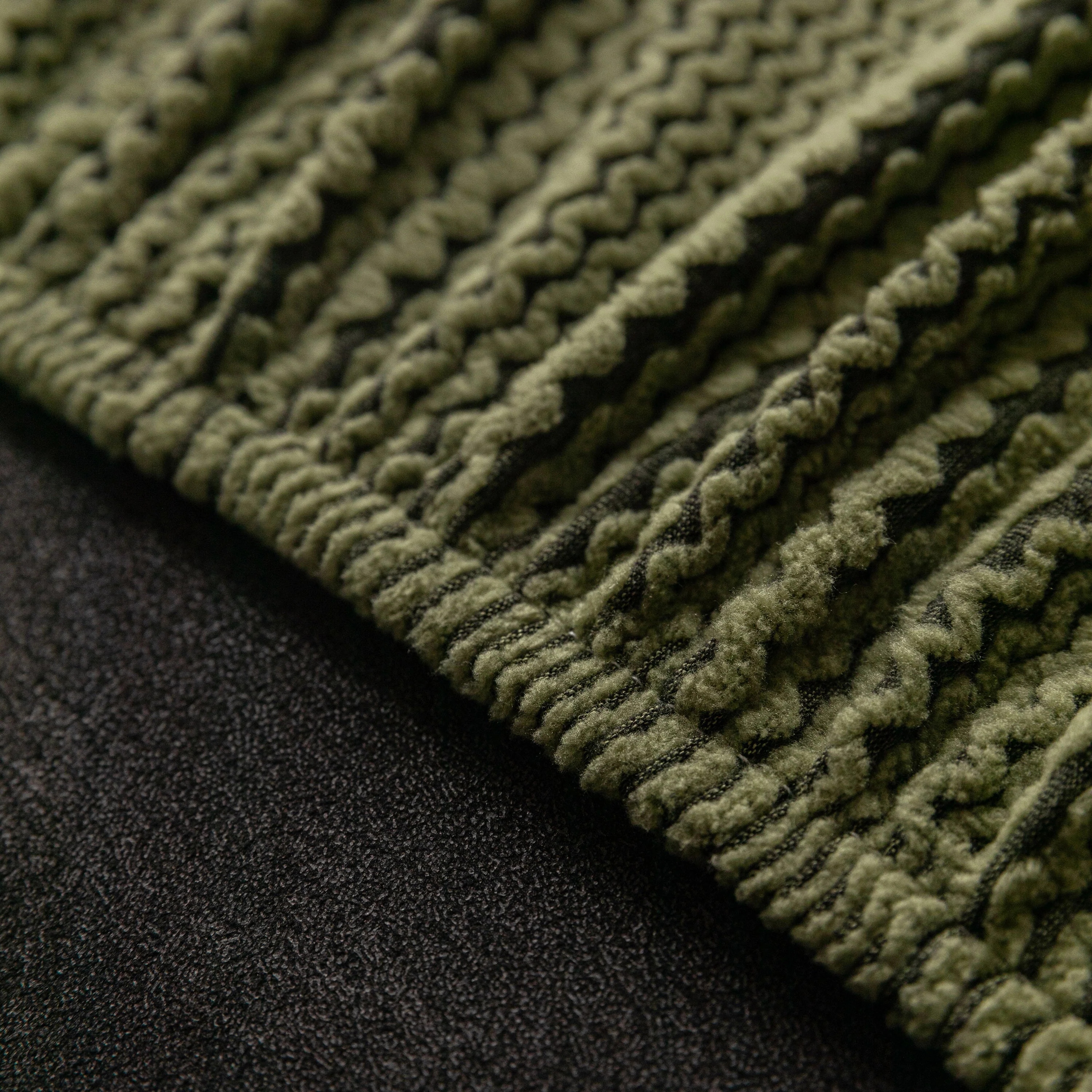 Modern Textured Stretch Sofa Cover, Plush Fleece Sofa Slipcover with 3D Stripe Texture - Image 86