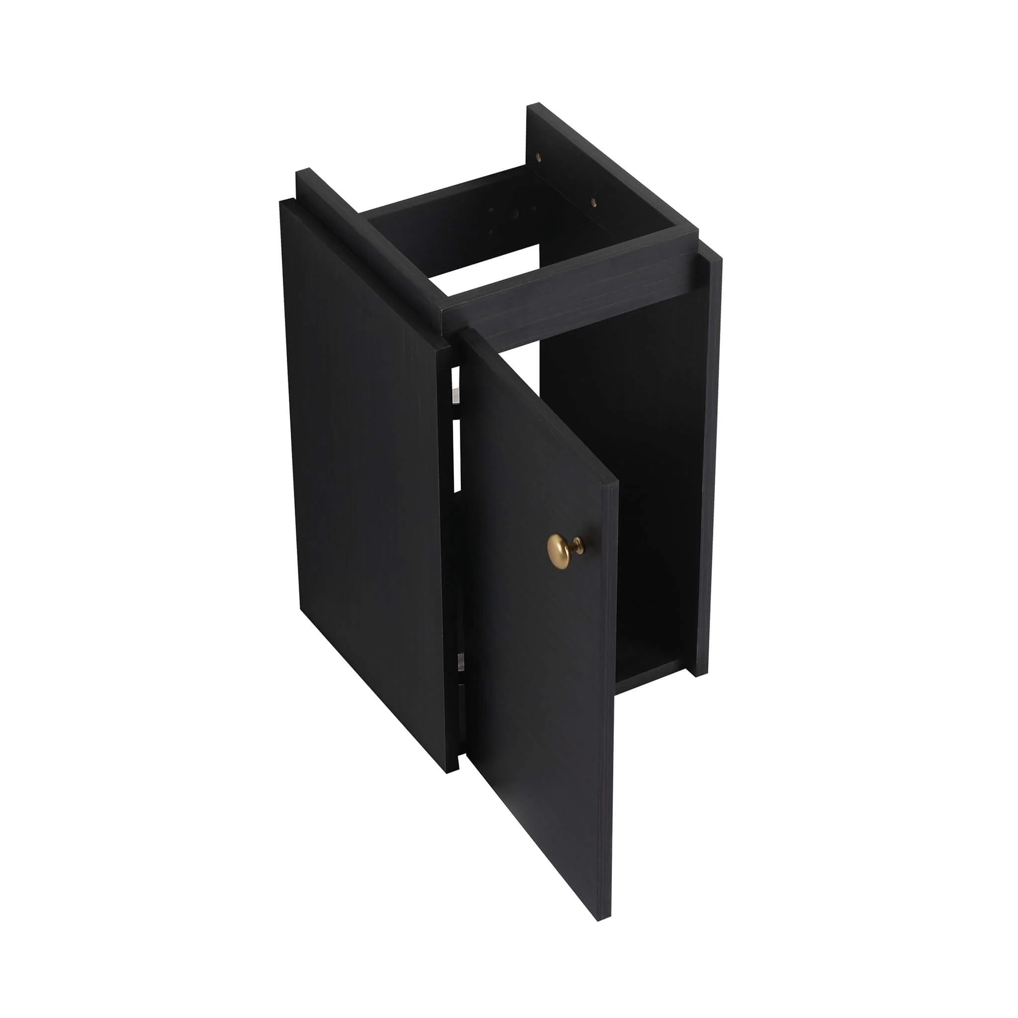 Nuvia Modern Wall-Mounted Bathroom Vanity With Ceramic Sink And Soft Close Door (SAK05214) - Image 12