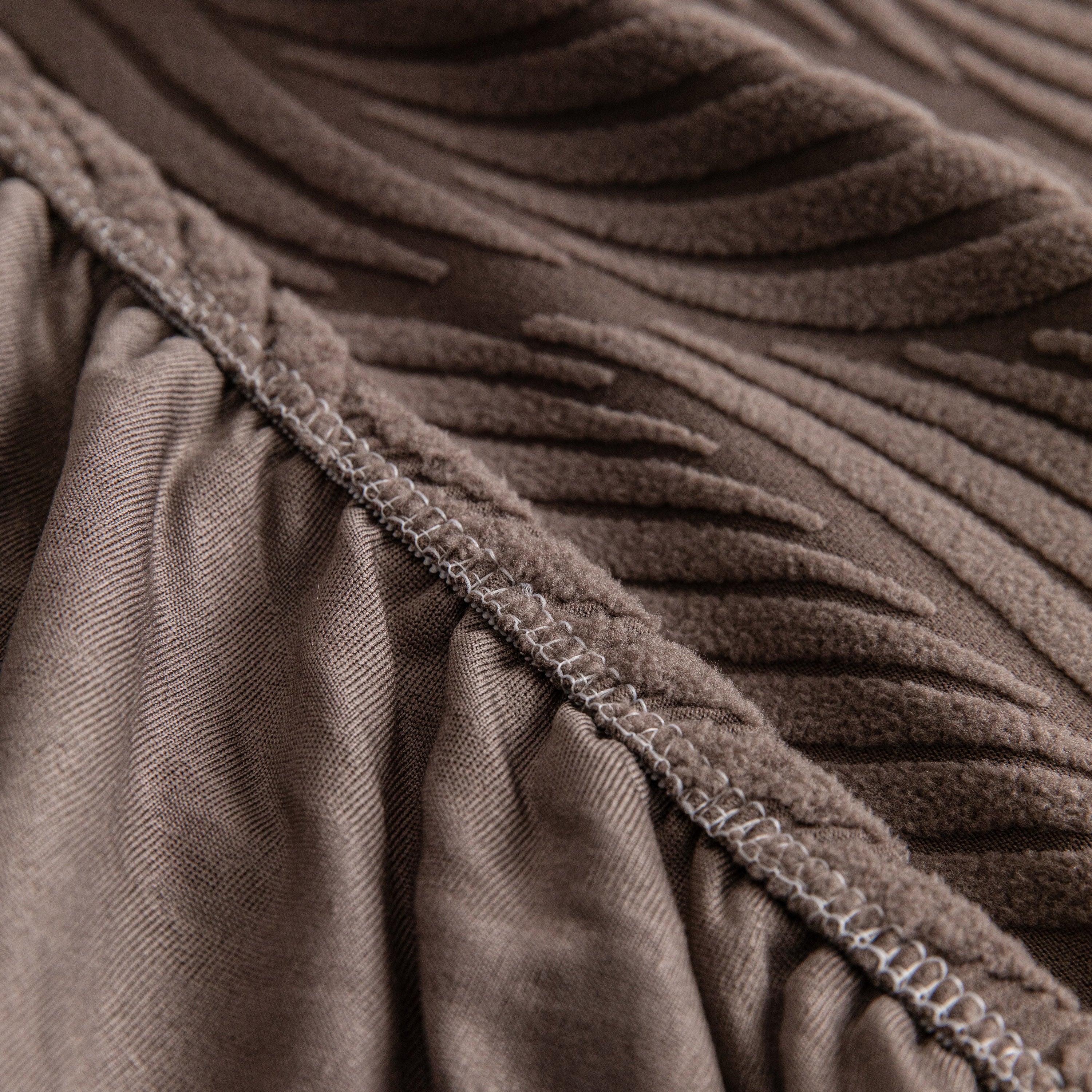 Modern Wavy Jacquard Sofa Slipcover, High Stretch Sofa Cover with 3D Organic Texture - Image 16