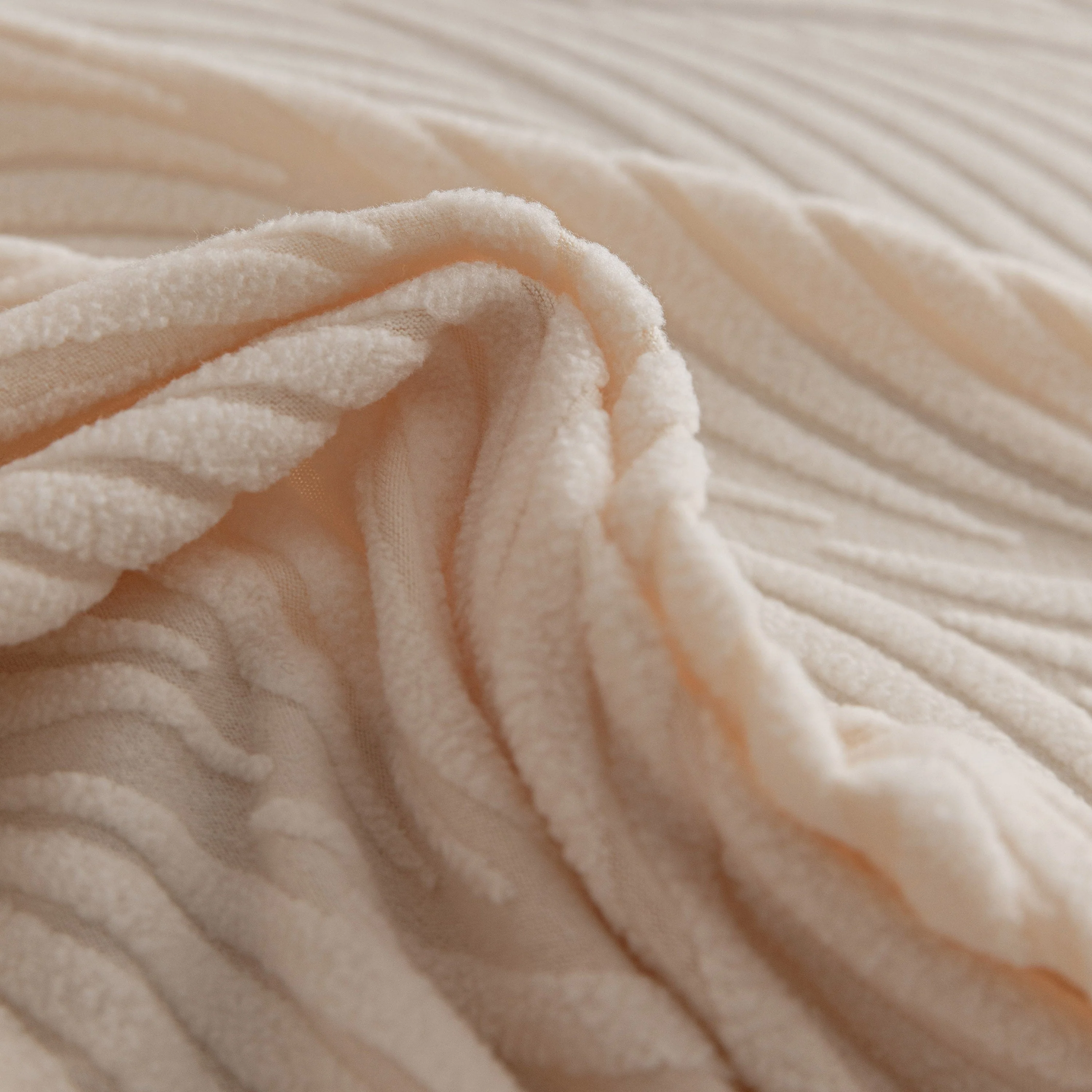 Modern Wavy Jacquard Sofa Slipcover, High Stretch Sofa Cover with 3D Organic Texture - Image 38