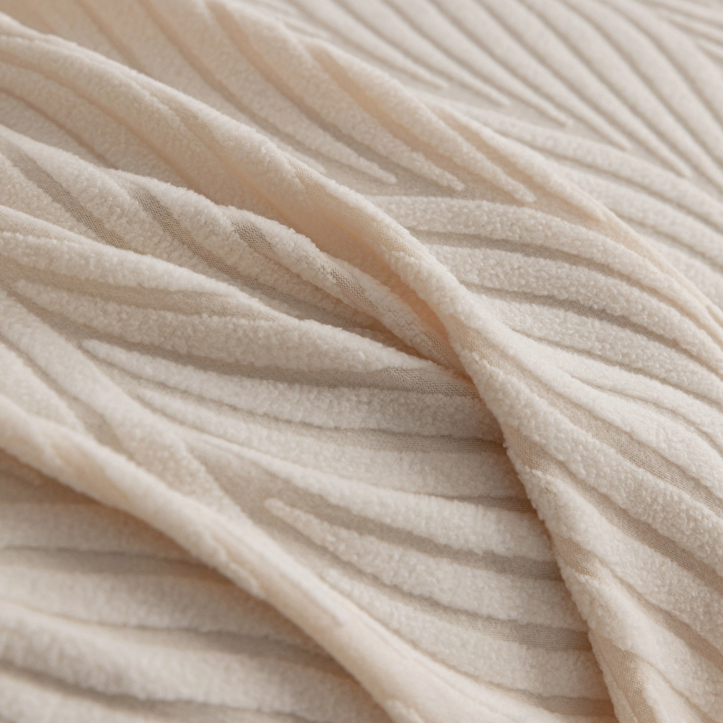 Modern Wavy Jacquard Sofa Slipcover, High Stretch Sofa Cover with 3D Organic Texture - Image 39