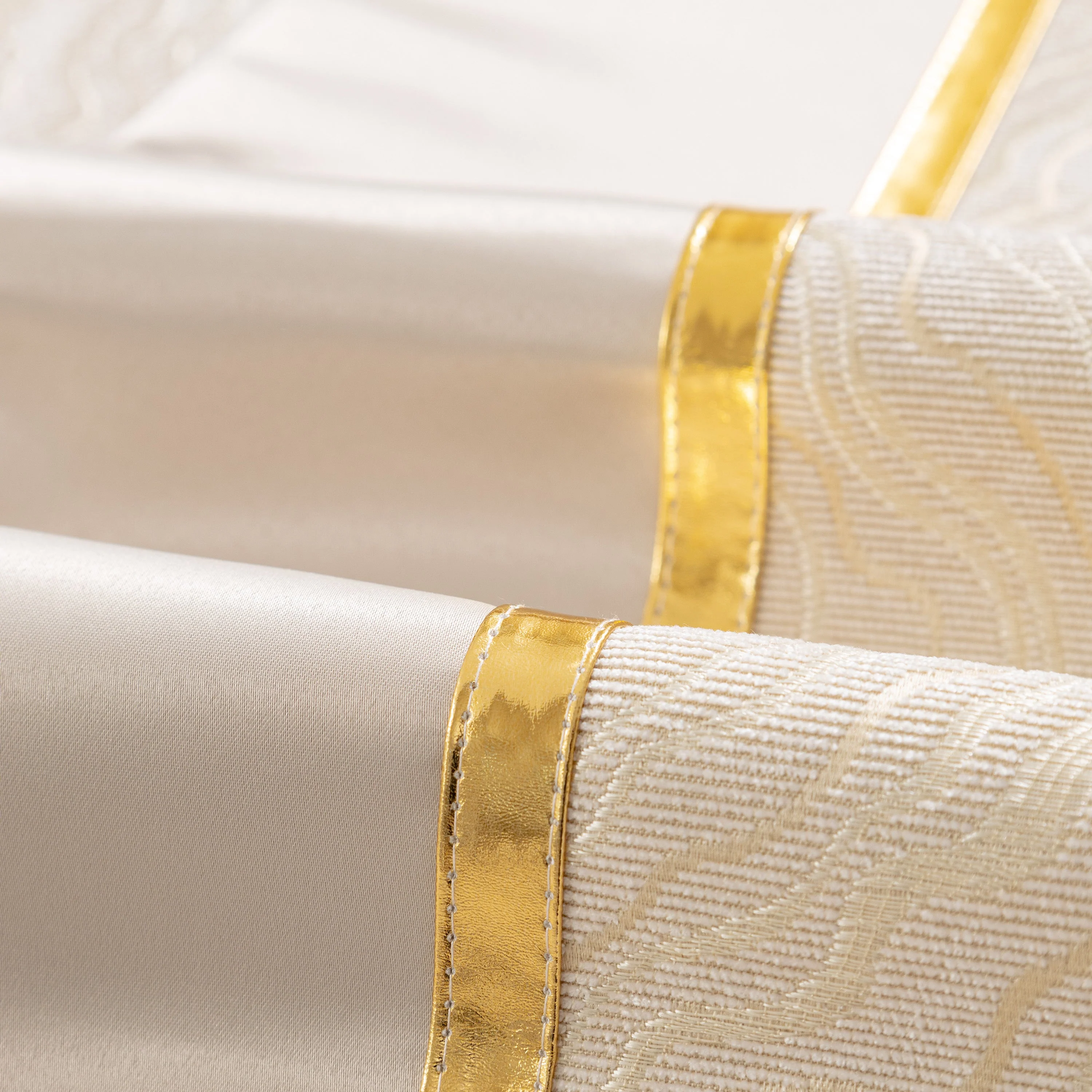 Modular Sofa Cover for Sectionals, Gold Striped Non-Slip Couch Protector - Image 25