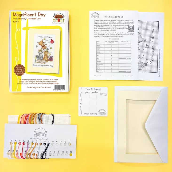 Mognificent Day XGC60 Counted Cross Stitch Kit - Image 3