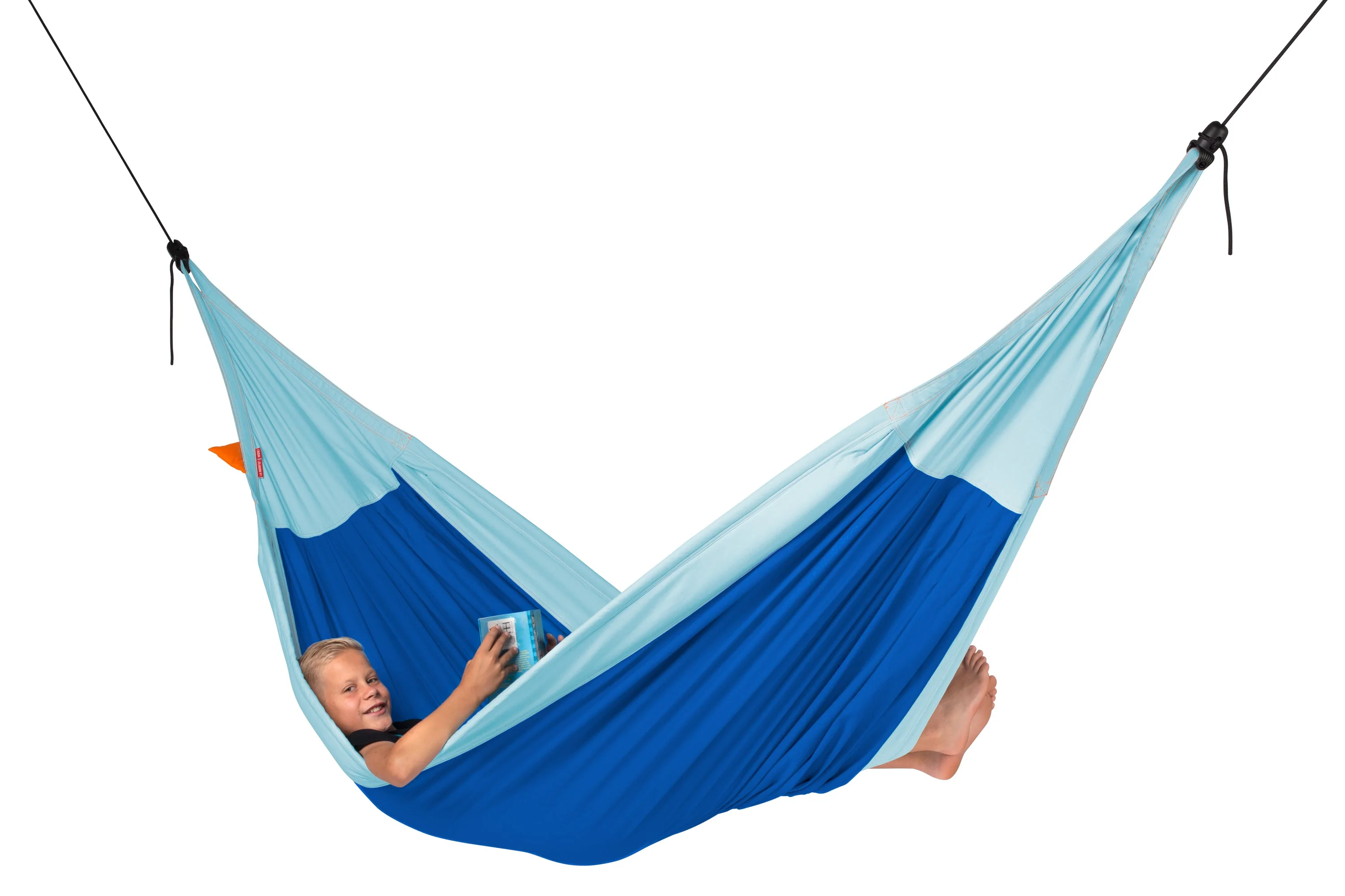 Moki Dolphy - Padded Organic Cotton Double Hammock with Suspension - Image 2