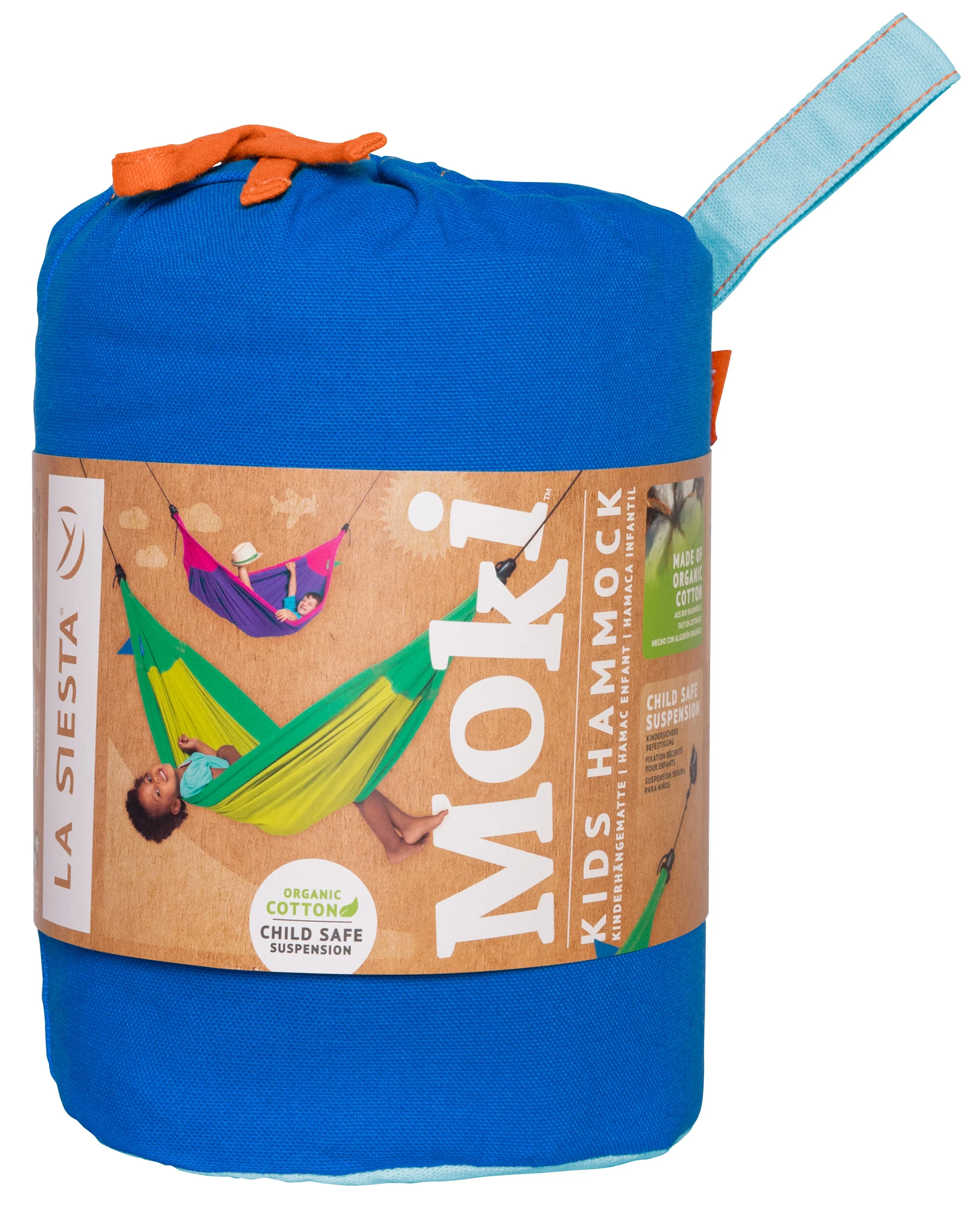 Moki Dolphy - Padded Organic Cotton Double Hammock with Suspension - Image 6