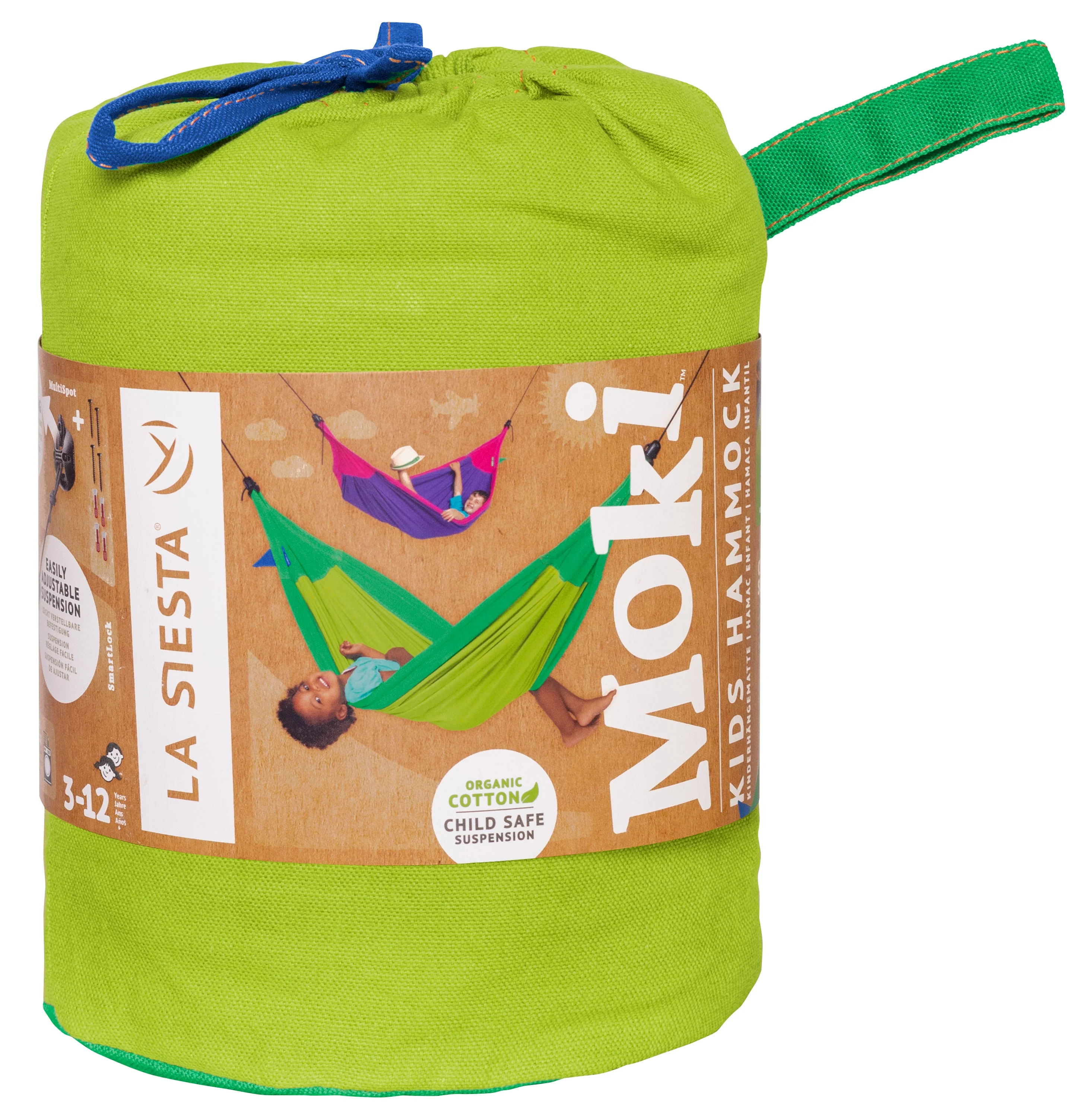 Moki Froggy - Padded Organic Cotton Kids Hammock with Suspension - Image 6