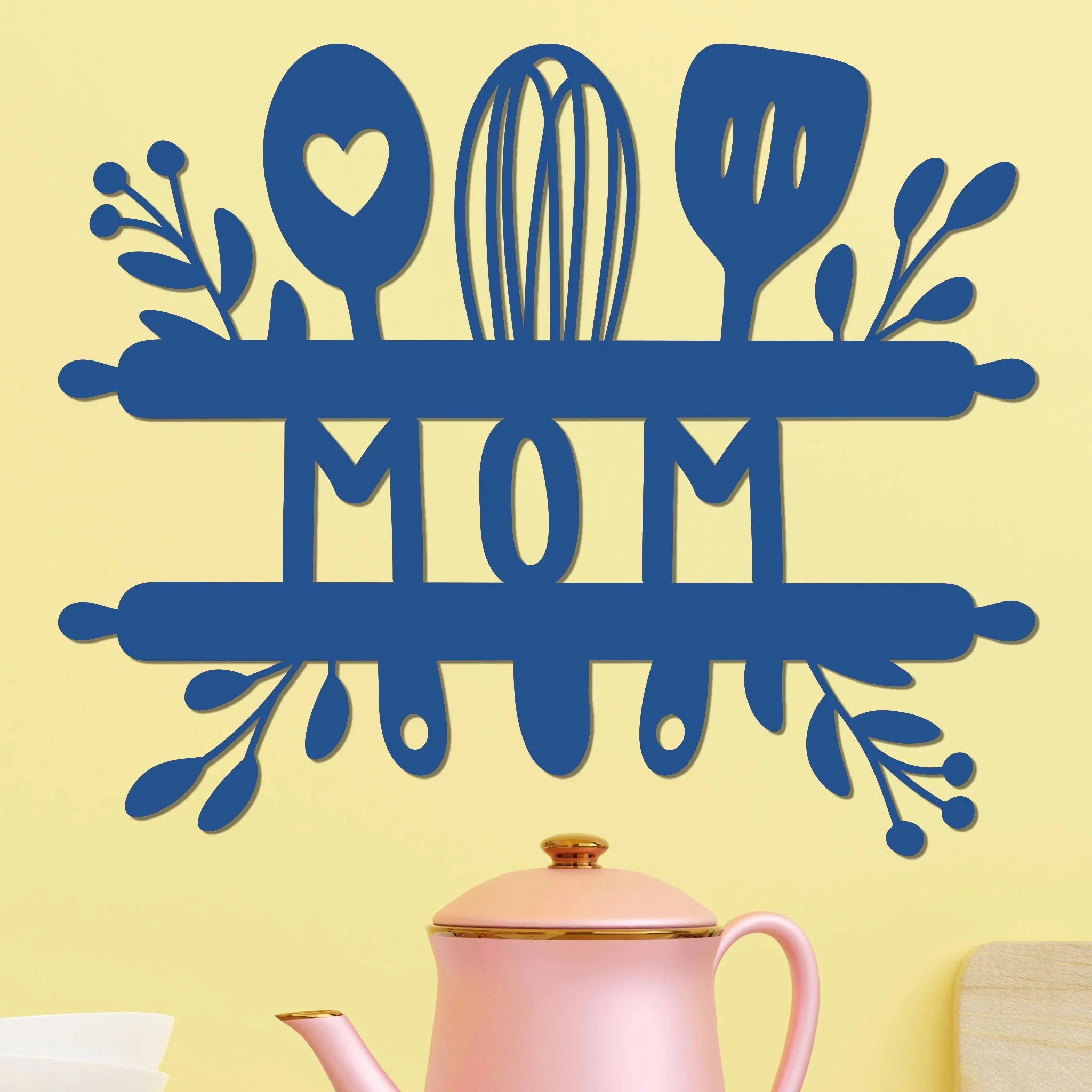 Mom Sign w Kitchen Utensils - Image 15