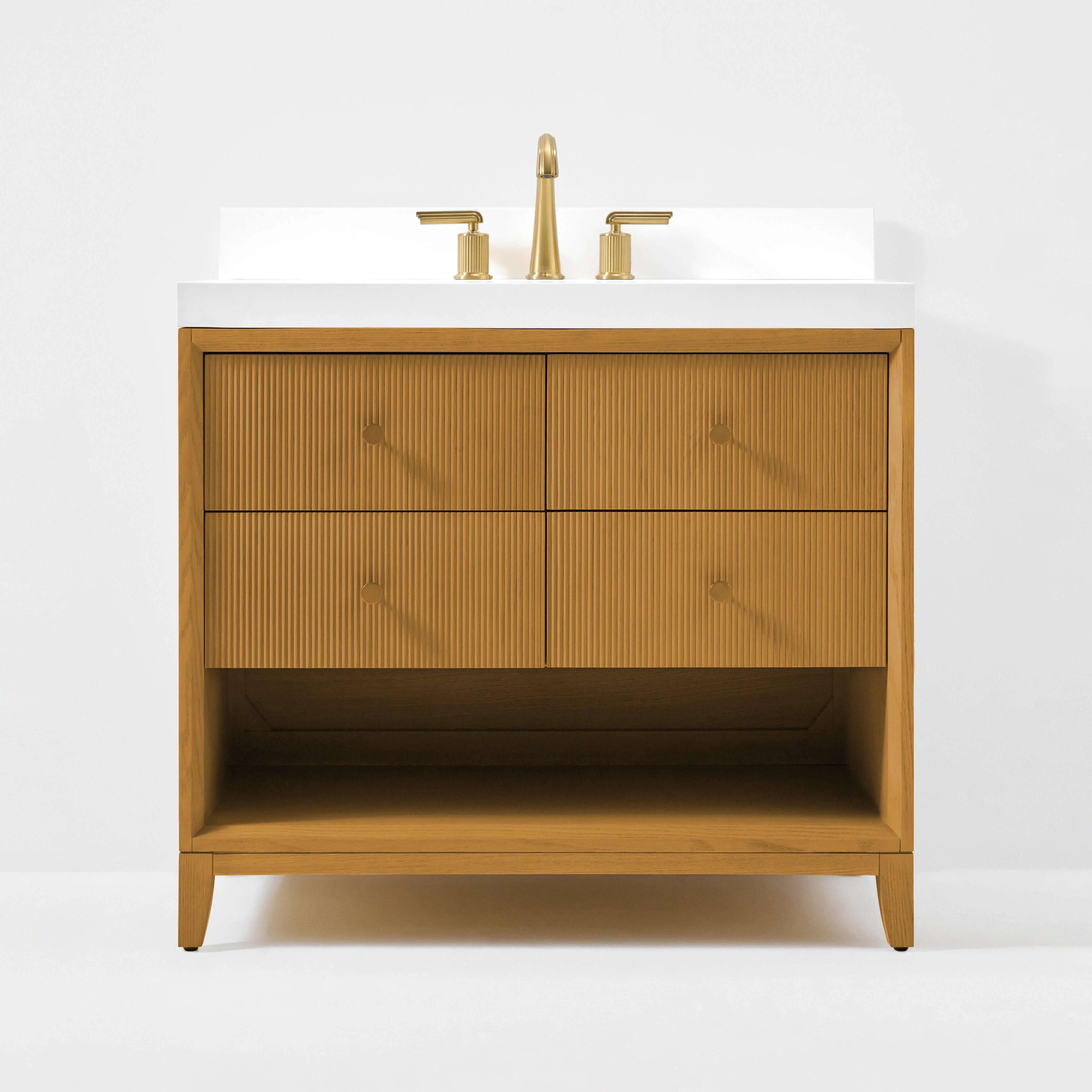 Momo Bathroom Vanity Collection in Sienna Finish - Image 10