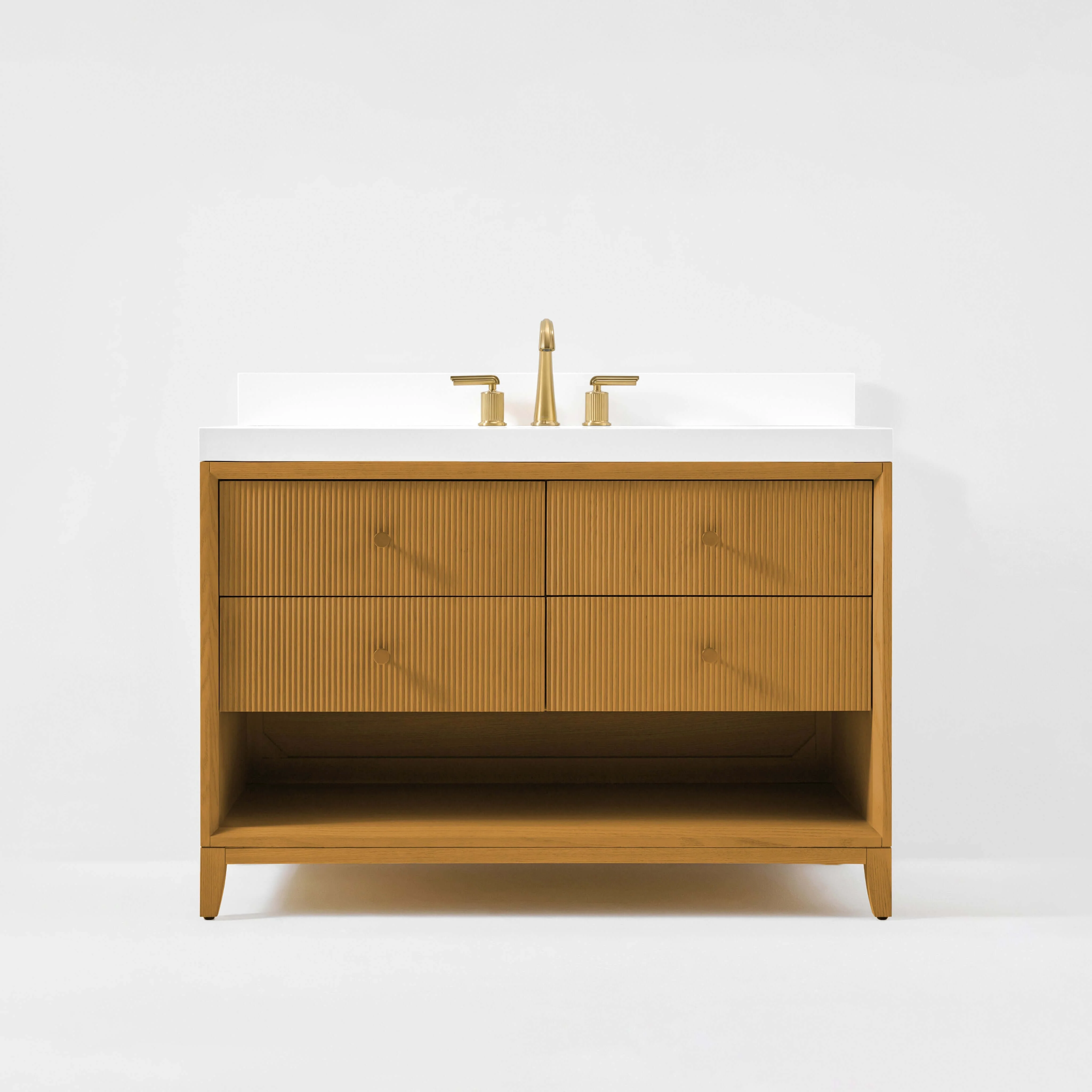 Momo Bathroom Vanity Collection in Sienna Finish - Image 19