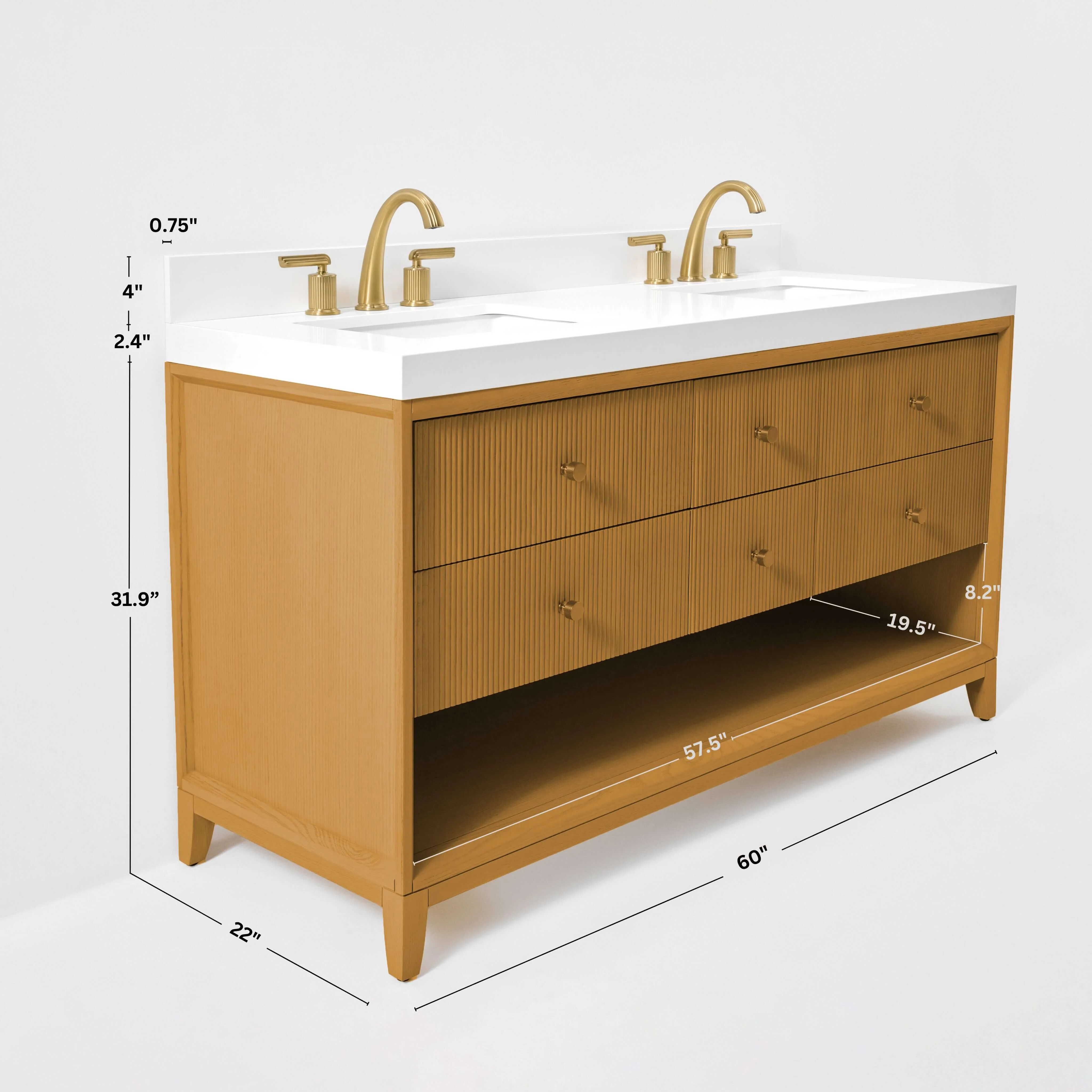 Momo Bathroom Vanity Collection in Sienna Finish - Image 28