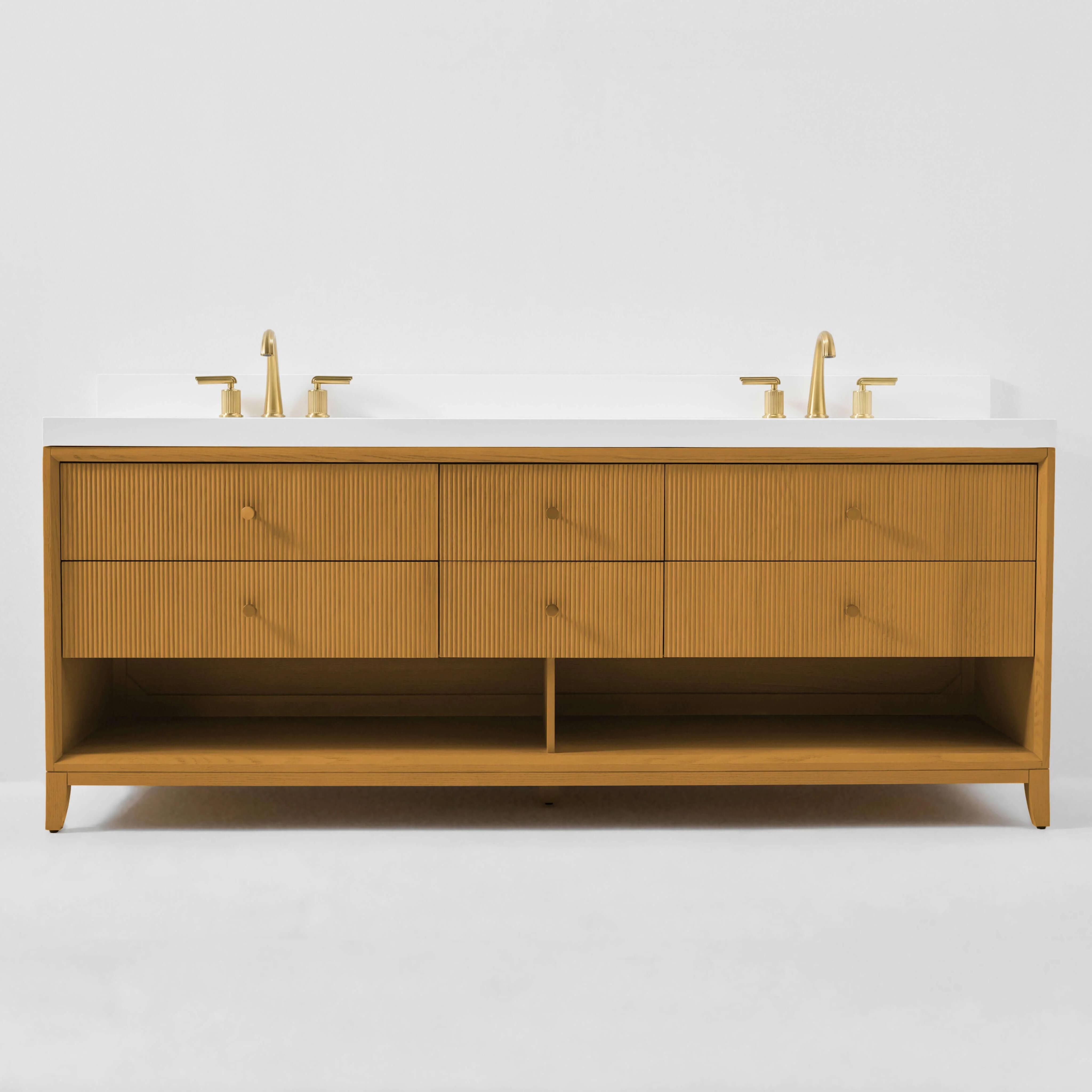 Momo Bathroom Vanity Collection in Sienna Finish - Image 36