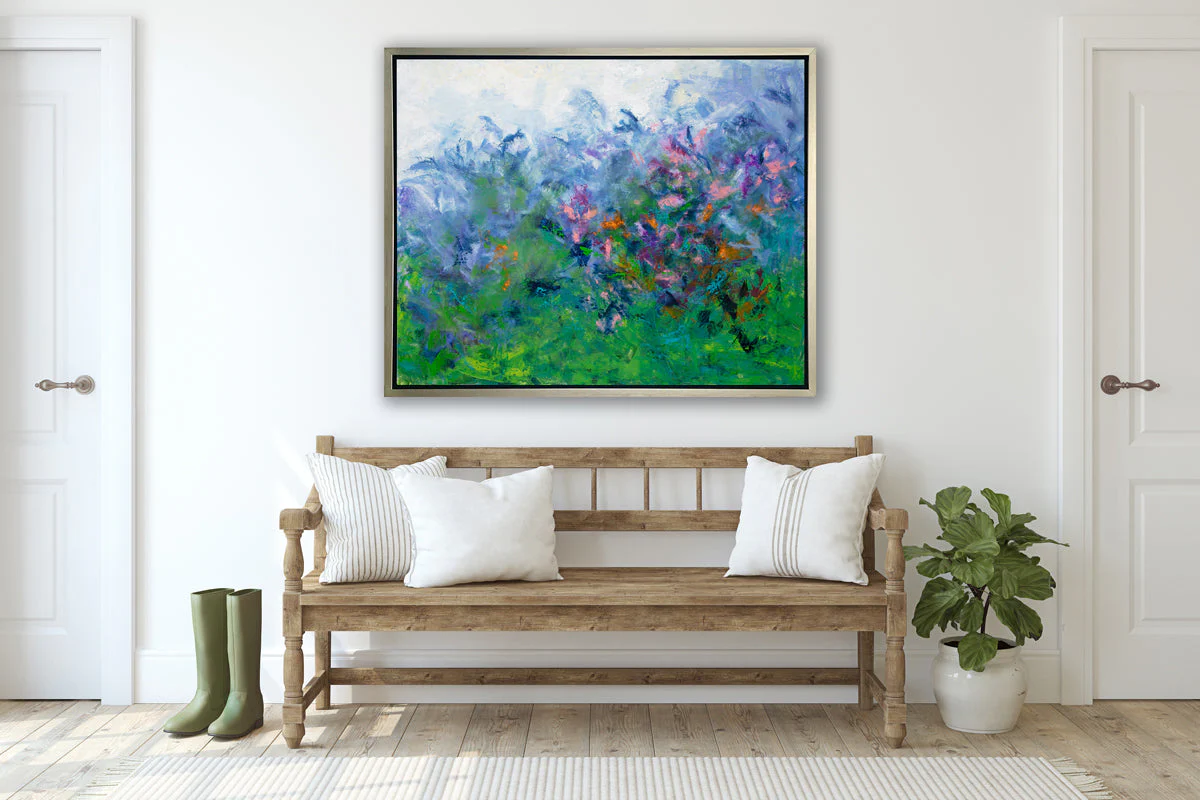 Mom's Flower Garden - Open Edition Canvas Print - Image 2