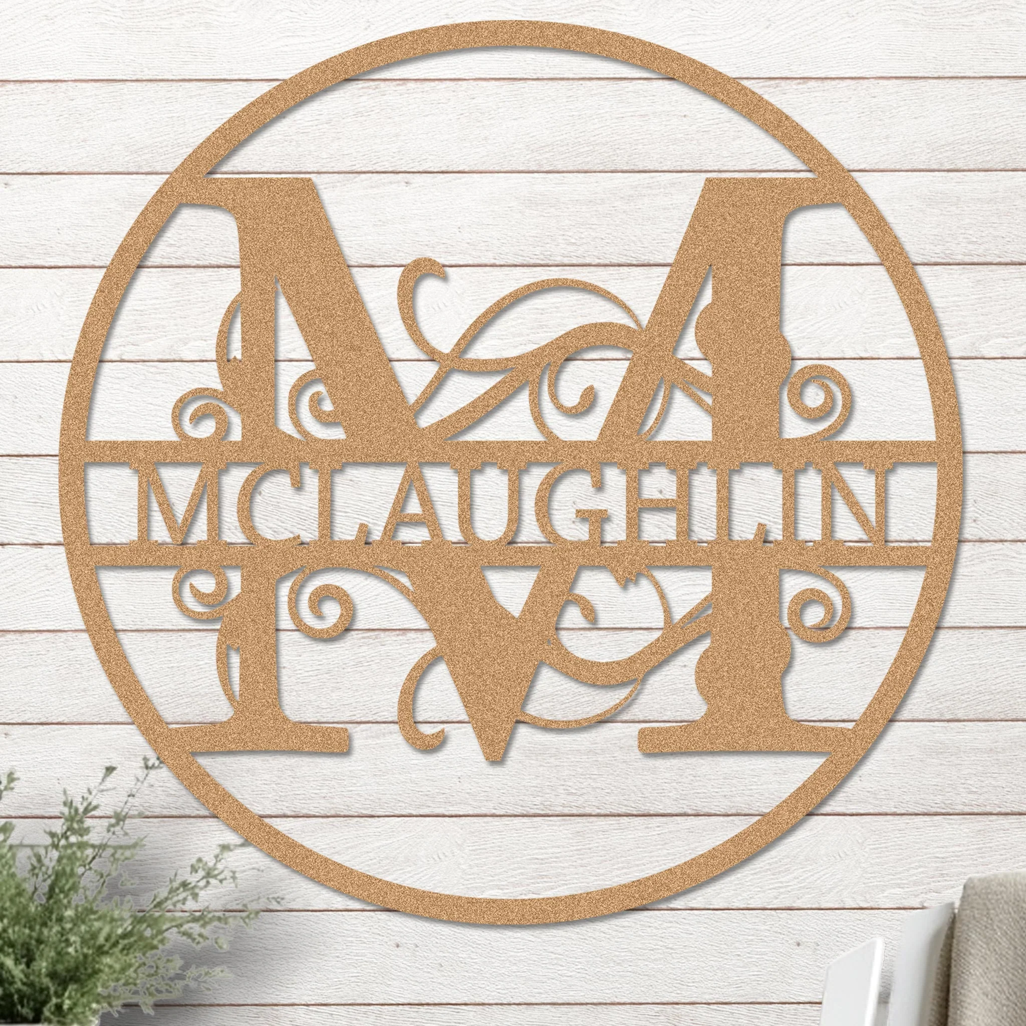 Monogram in Circle Sign - Image 5