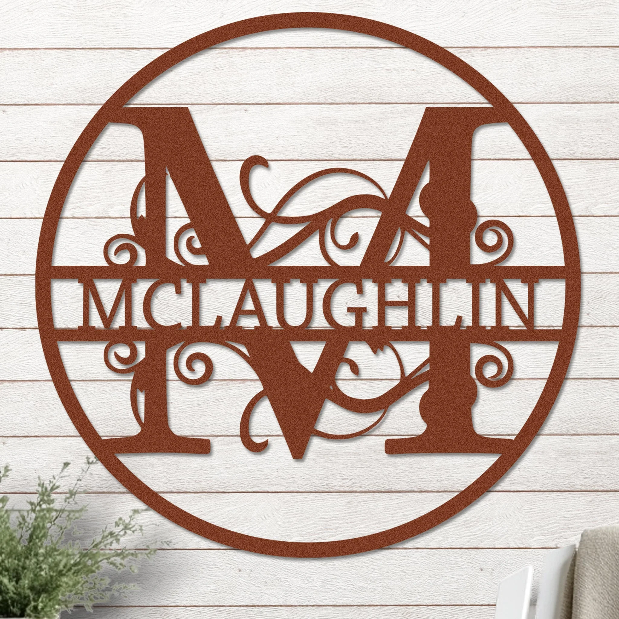 Monogram in Circle Sign - Image 6