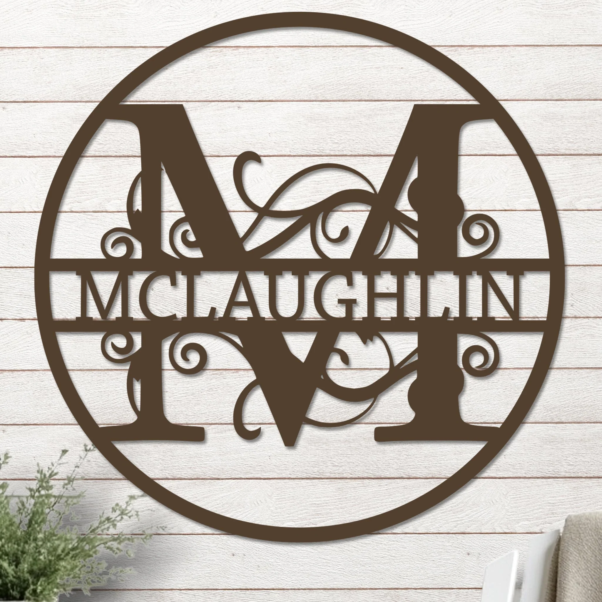 Monogram in Circle Sign - Image 7