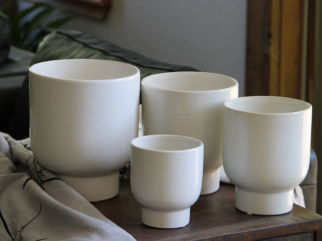 Monstera Cache Pot- 6.5" x 7.5" By Plantatorem - Image 2