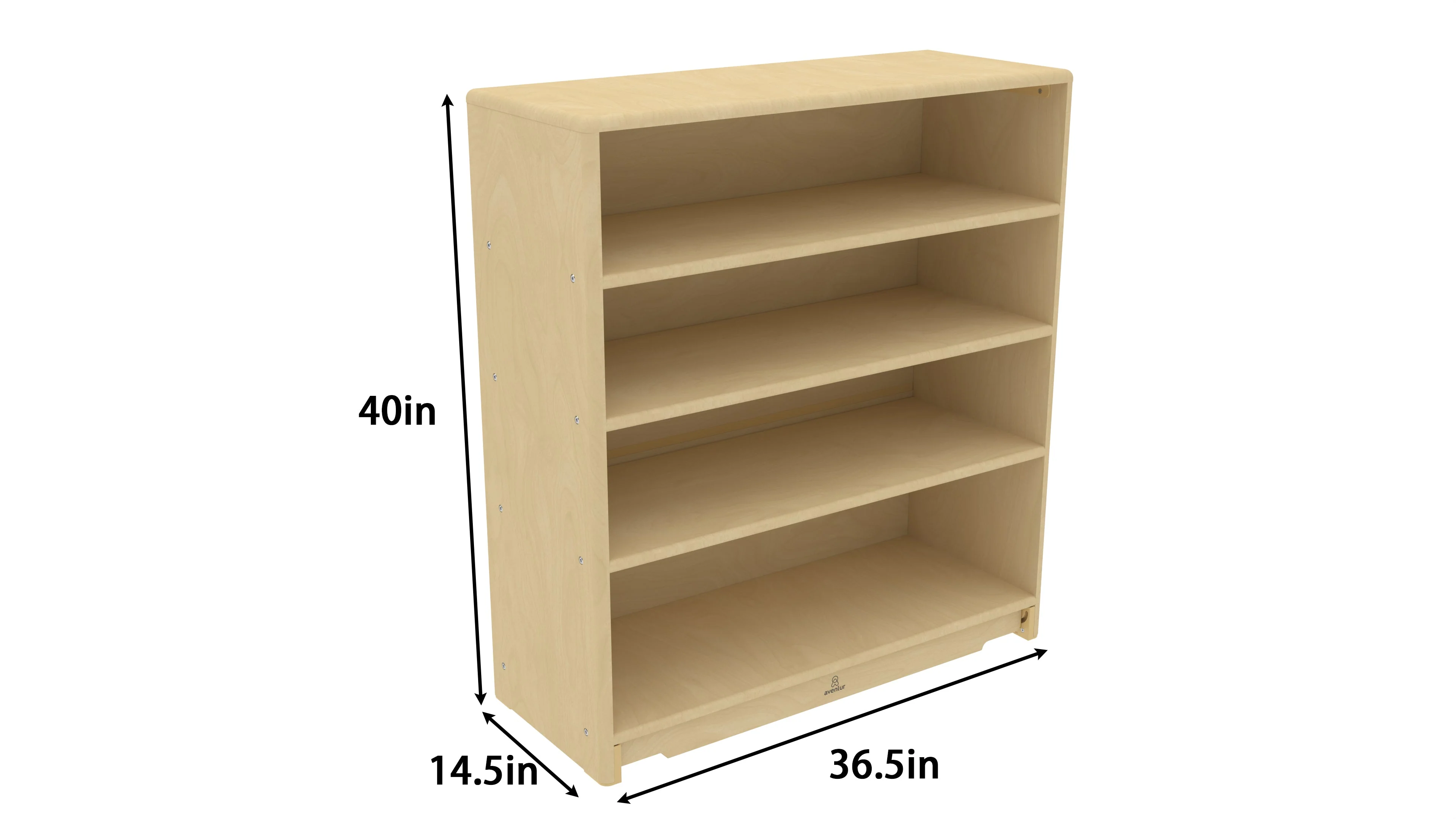 Montessori Classroom Shelf - 3' x 40" - Closed Back - Image 8