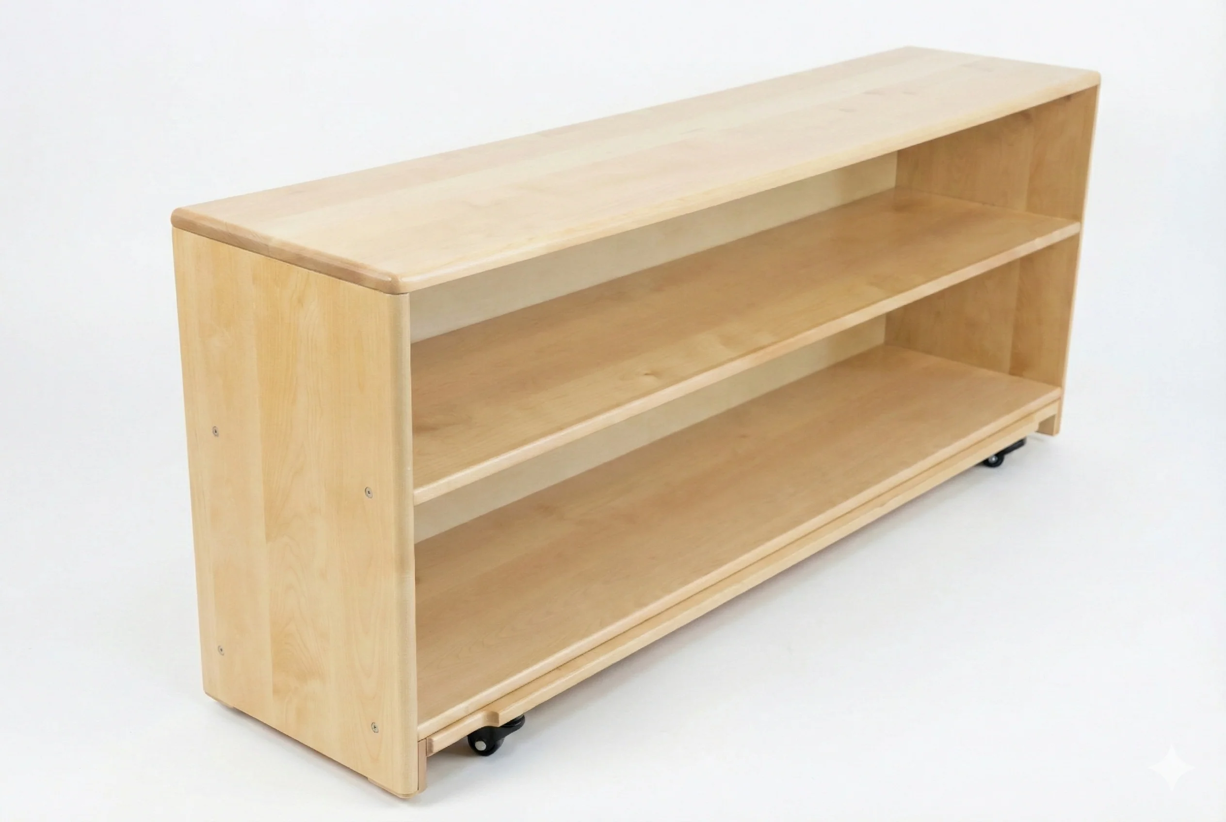 Montessori Classroom Shelf - 5' x 24" - Closed Back - Image 2