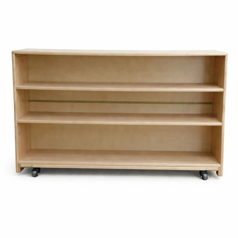 Montessori Classroom Shelf - 5' x 32" - Closed Back - Image 2