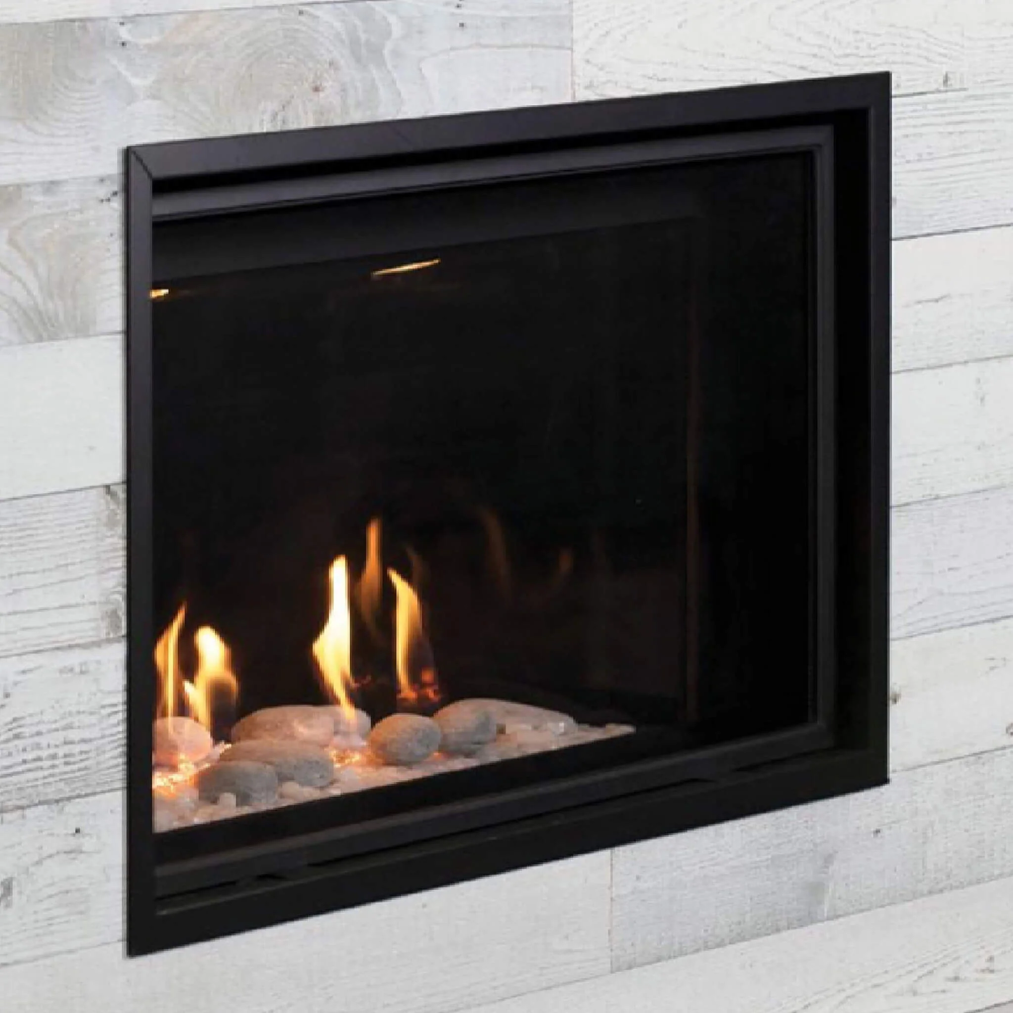 Montigo DelRay Square Direct Vent Natural Gas Fireplace With Concealed Universal Burner [DRSQ34/38/42/46NI] (SAK74029) - Image 3