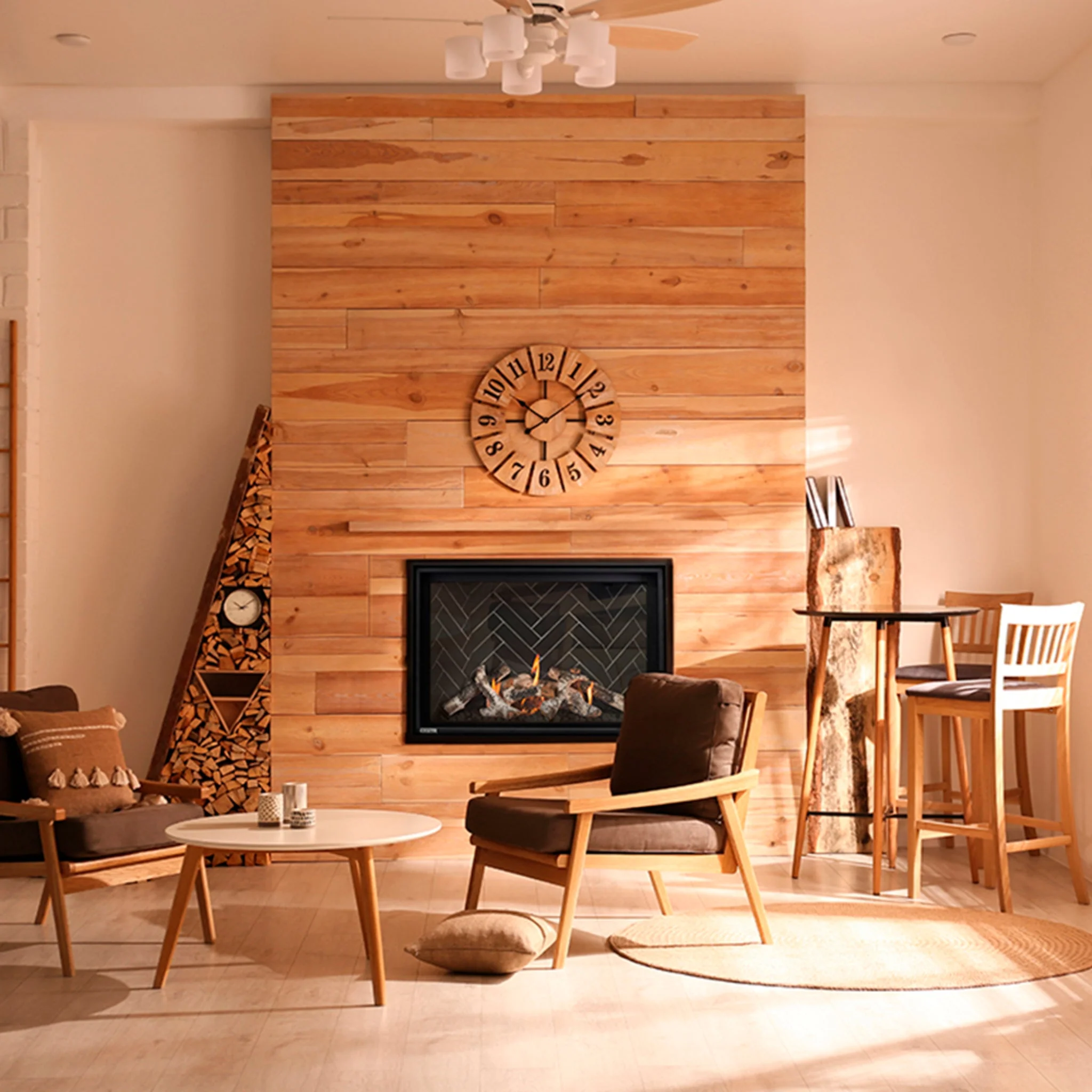 Montigo DelRay Square Direct Vent Natural Gas Fireplace With Concealed Universal Burner [DRSQ34/38/42/46NI] (SAK74029) - Image 4