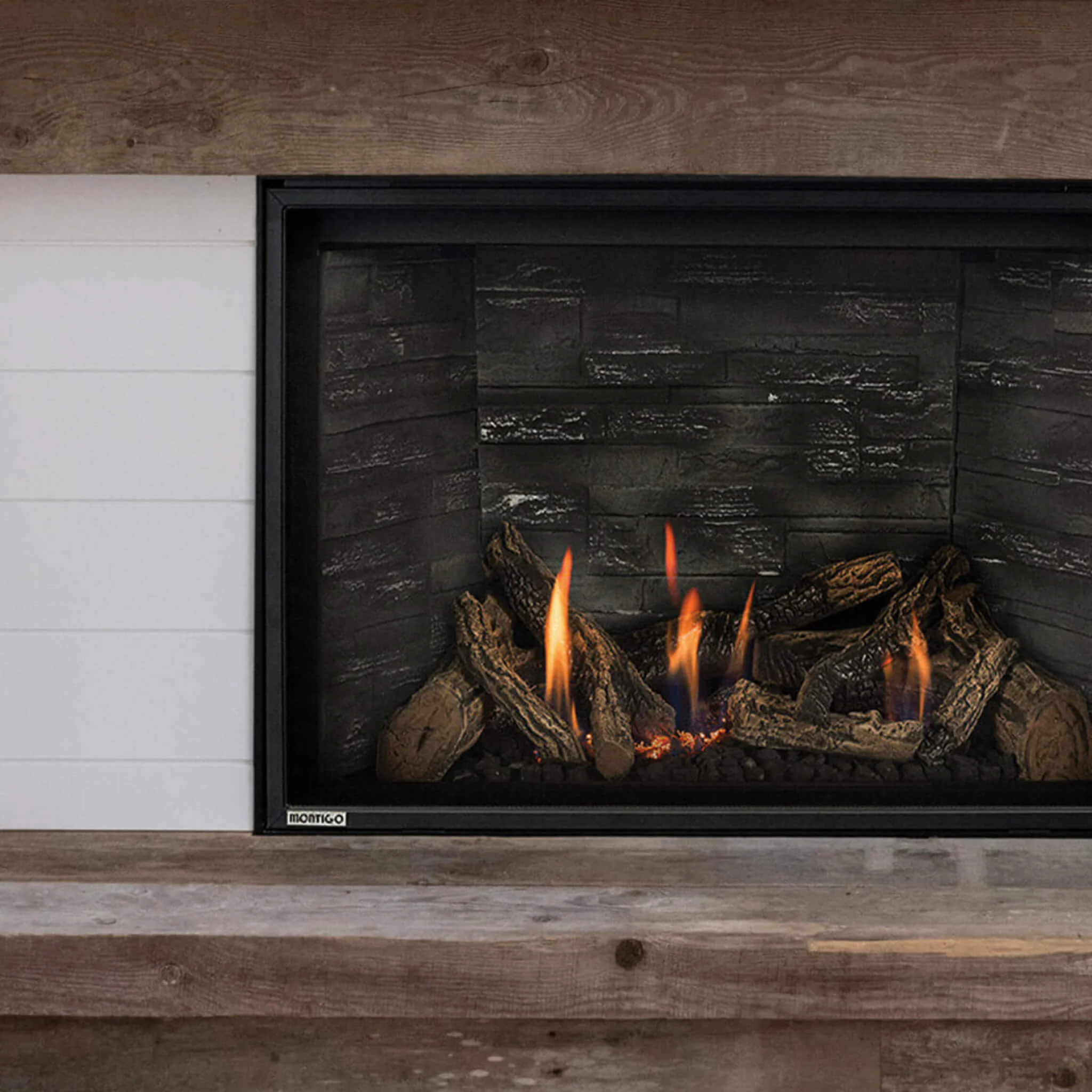 Montigo DelRay Square Full Load Direct Vent Natural Gas Fireplace With Battery Backup [DRSQ34/38/42NI-2] (SAK15983) - Image 3