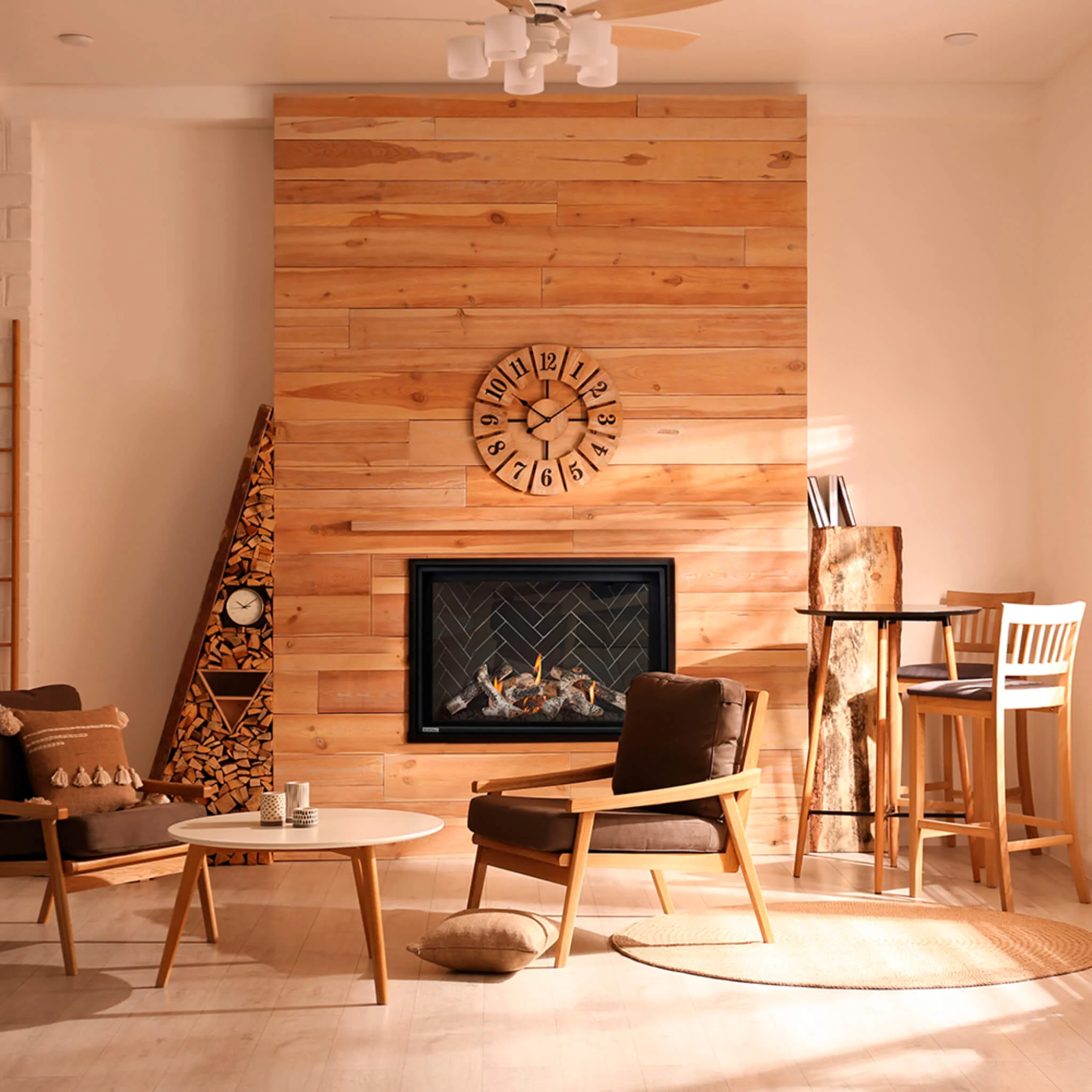 Montigo DelRay Square Full Load Direct Vent Natural Gas Fireplace With Battery Backup [DRSQ34/38/42NI-2] (SAK15983) - Image 4