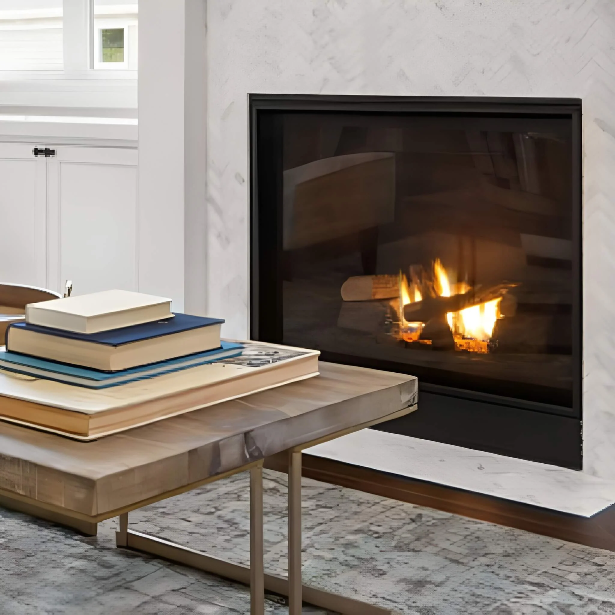 Montigo DelRay Square Full Load Direct Vent Natural Gas Fireplace With Battery Backup [DRSQ34/38/42NI-2] (SAK15983) - Image 5