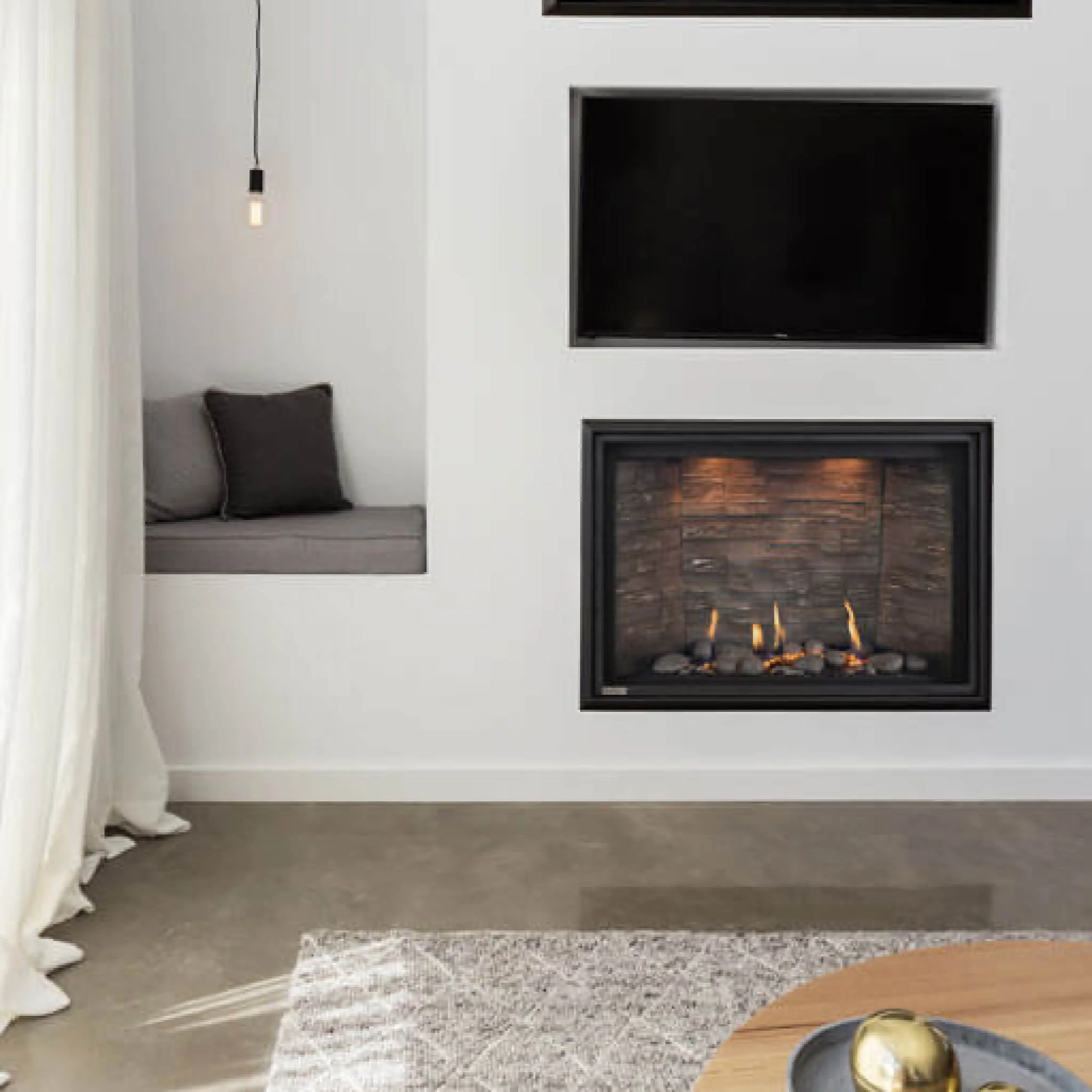 Montigo DelRay Square Full Load Direct Vent Natural Gas Fireplace With Battery Backup [DRSQ34/38/42NI-2] (SAK15983) - Image 6