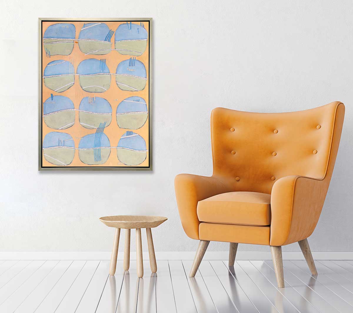 Moody Blue - Open Edition Canvas Print - Image 2